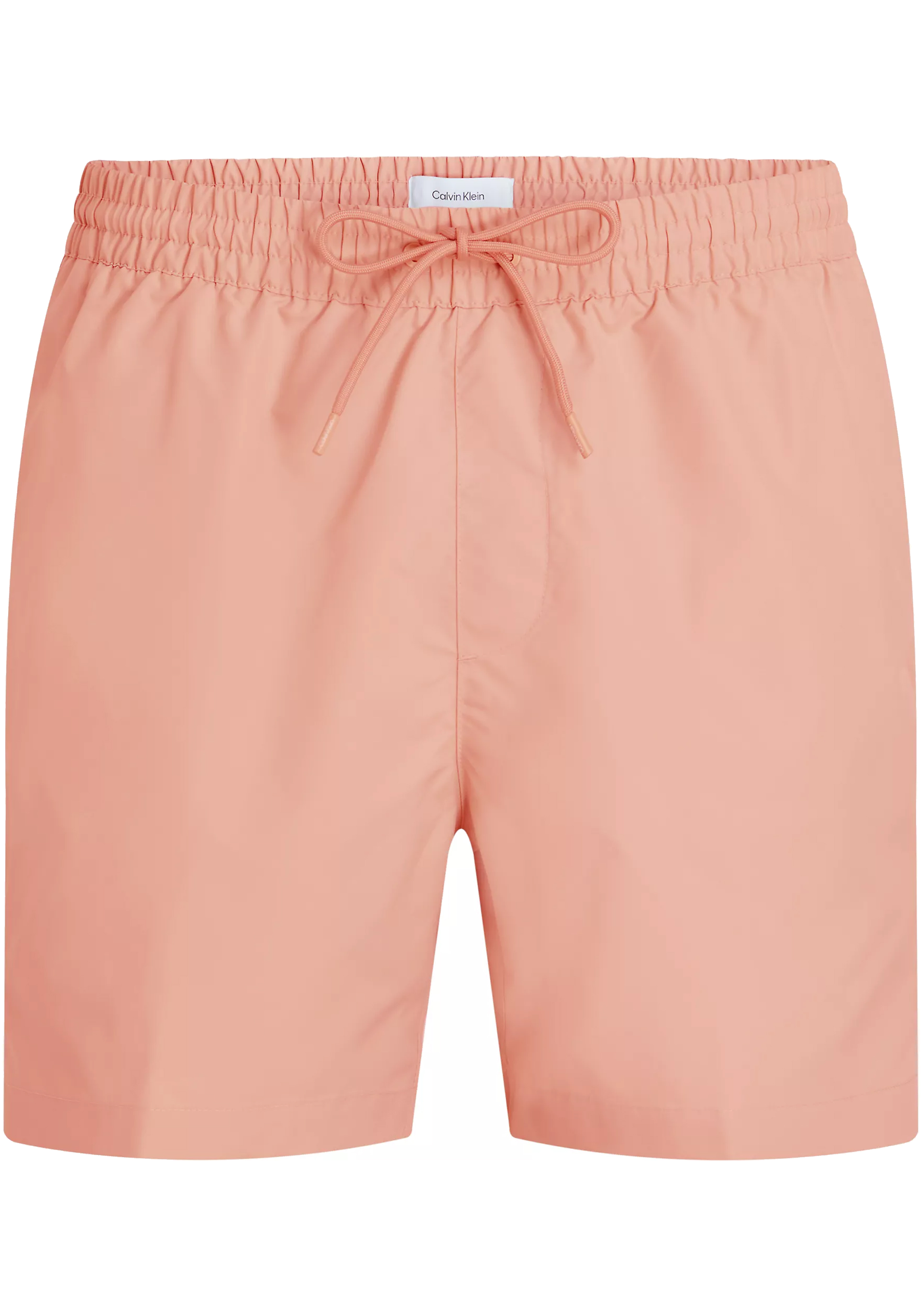 Calvin Klein Medium Drawstring swimshort, heren zwembroek, licht abrikooskleurig