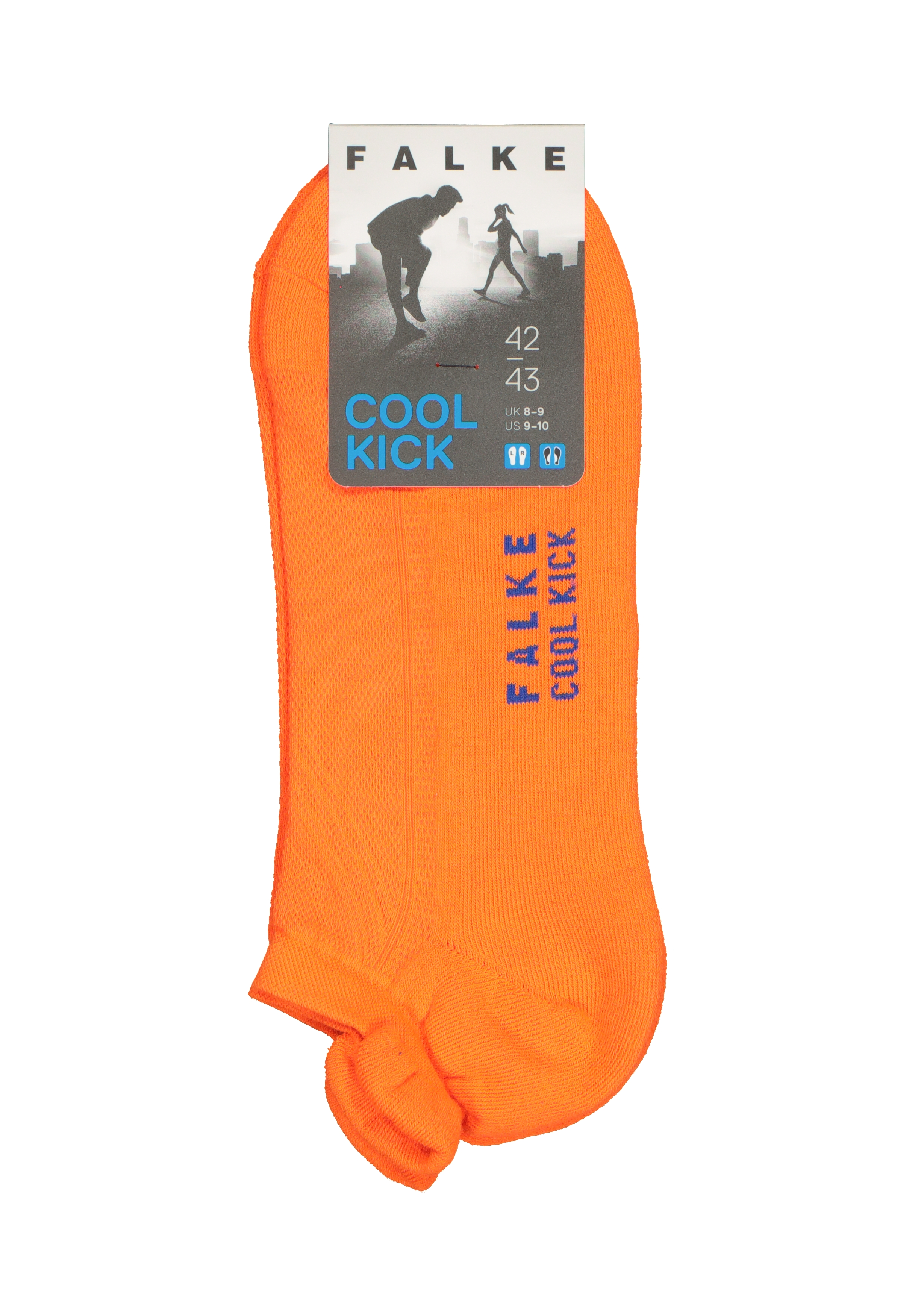 FALKE Cool Kick unisex enkelsokken, oranje (flash orange)