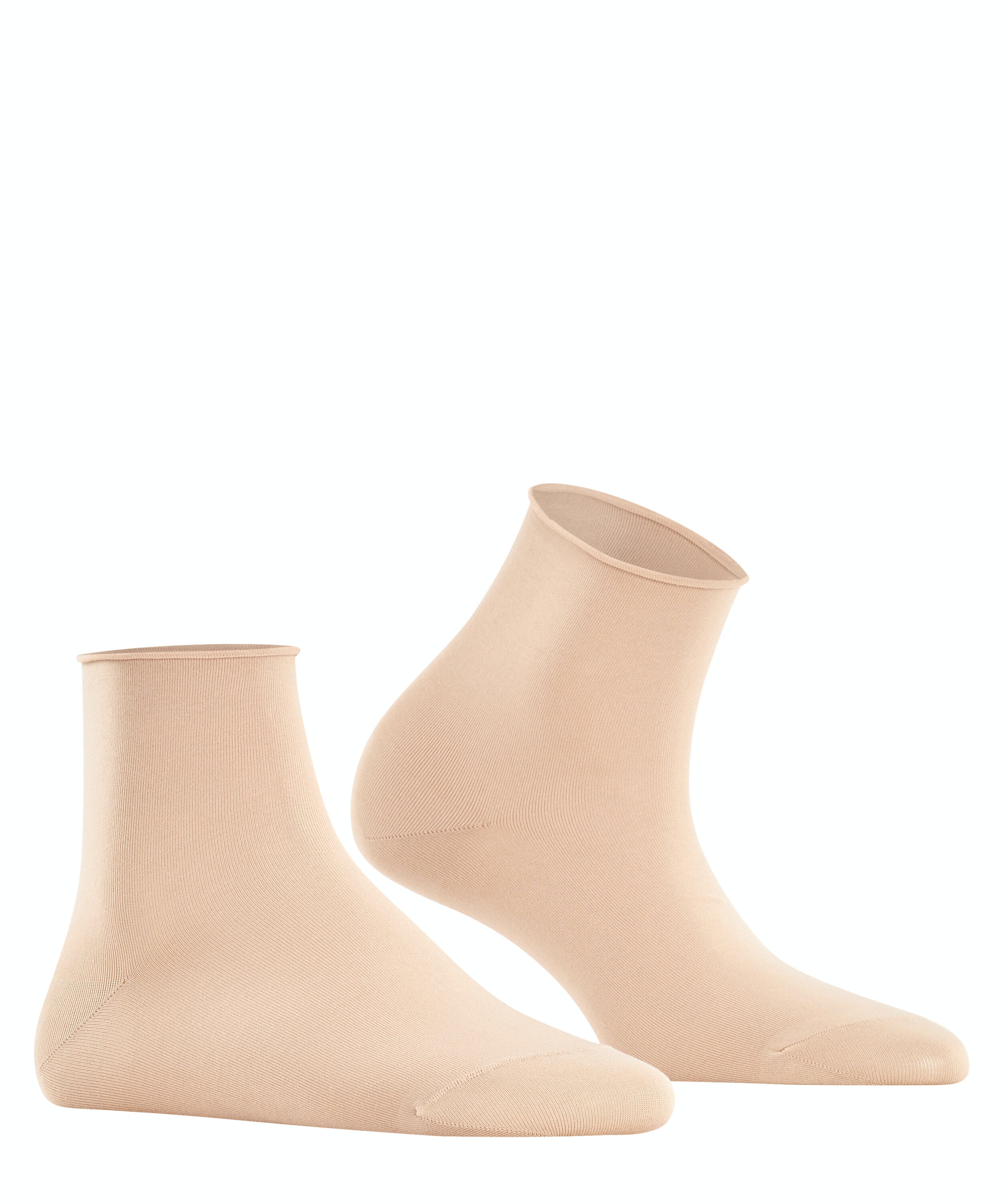 FALKE Cotton Touch damessokken kort, beige (ginger)