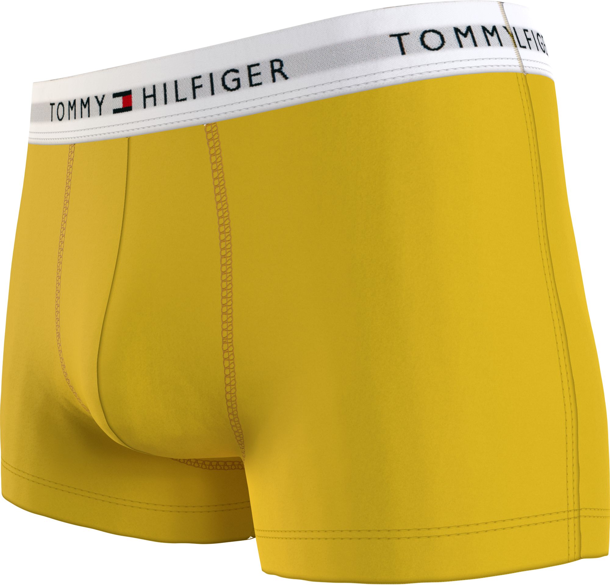 Tommy Hilfiger trunk (3-pack), heren boxers normale lengte, blauw, lichtblauw, geel