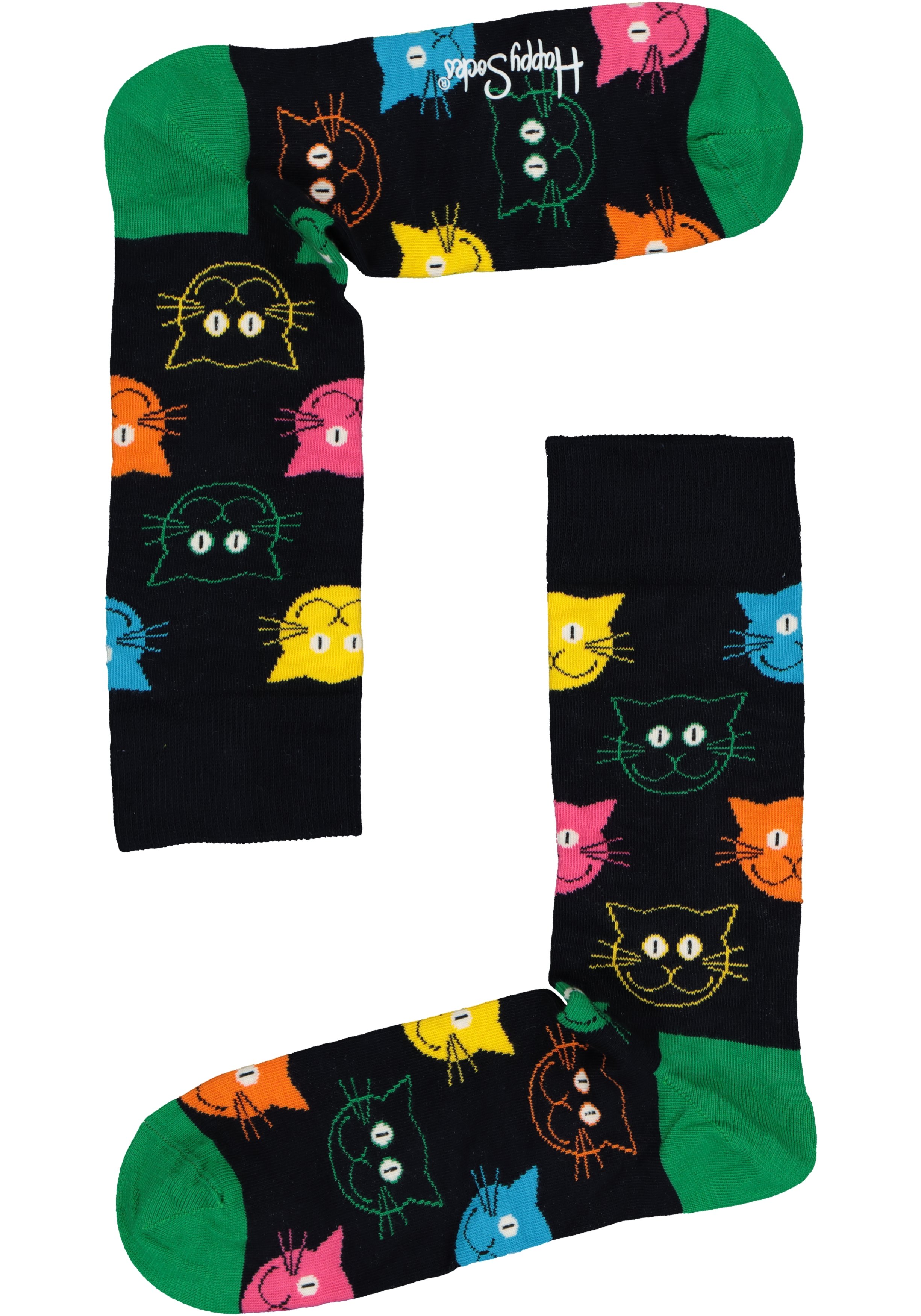 Happy Socks Mixed Cat Socks Gift Set (3-pack)