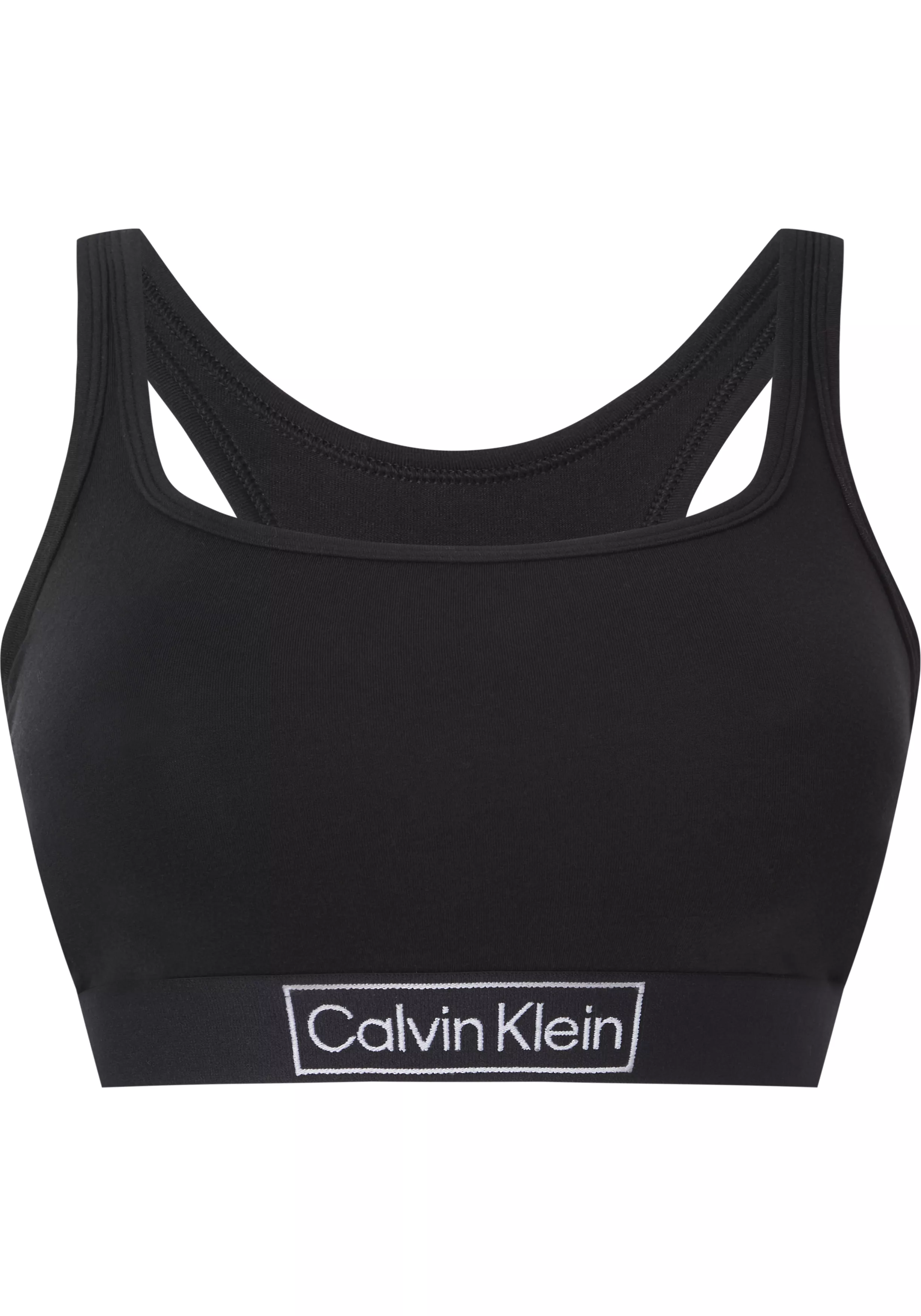 Calvin Klein dames Reimagined Heritage unlined bralette, bralette, zwart