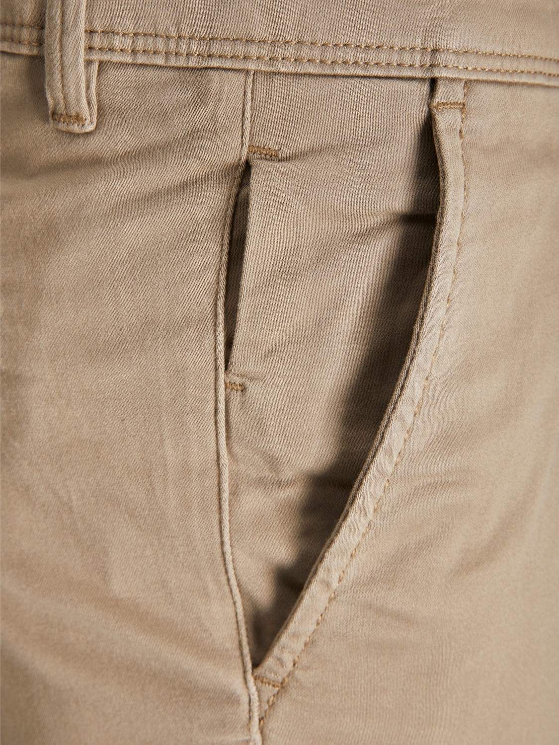 JACK & JONES Marco Bowie loose fit, heren chino, beige