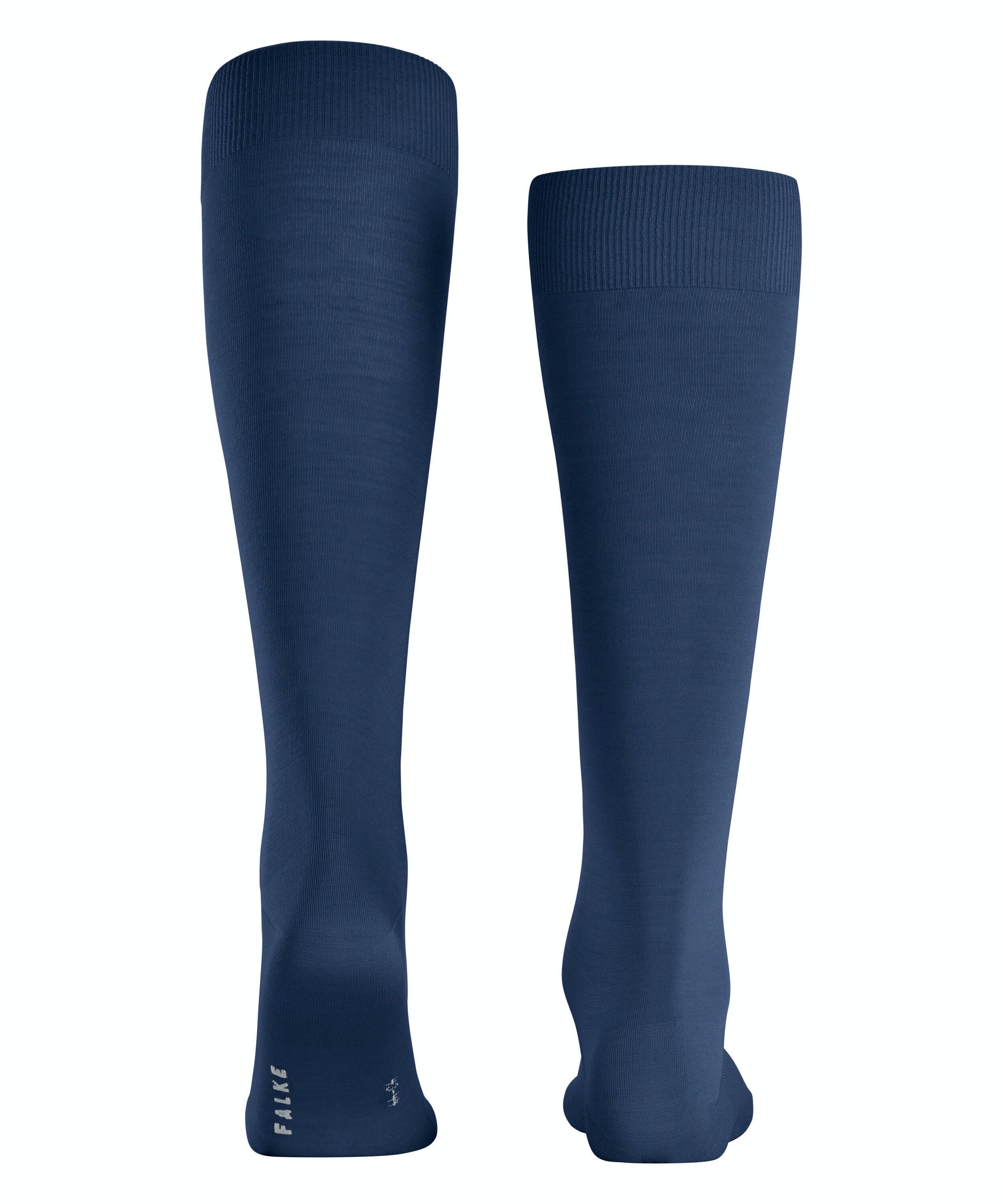 FALKE ClimaWool heren kniekousen, blauw (royal blue)