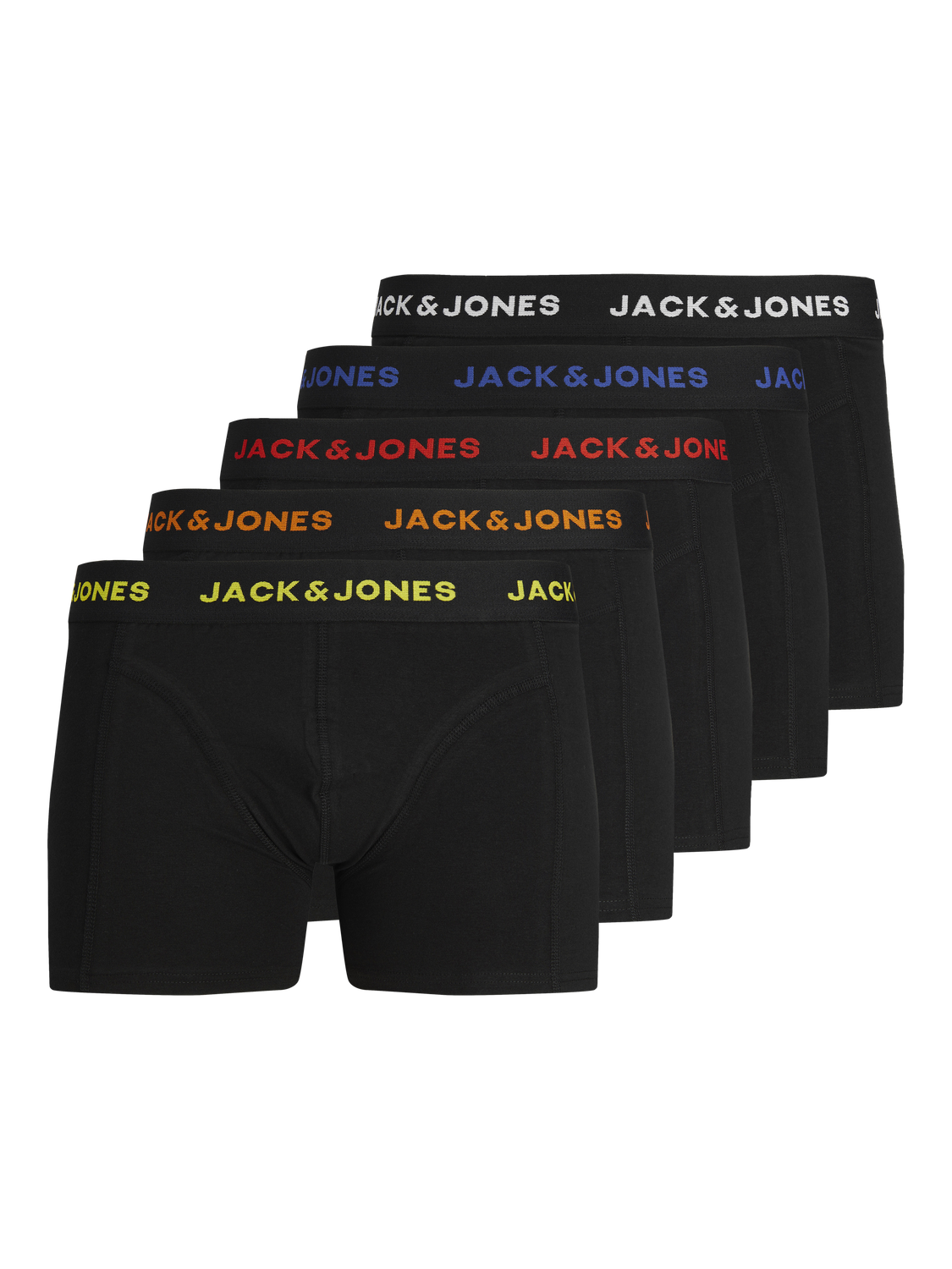 JACK & JONES Jacblack friday trunks (5-pack), heren boxers, zwart