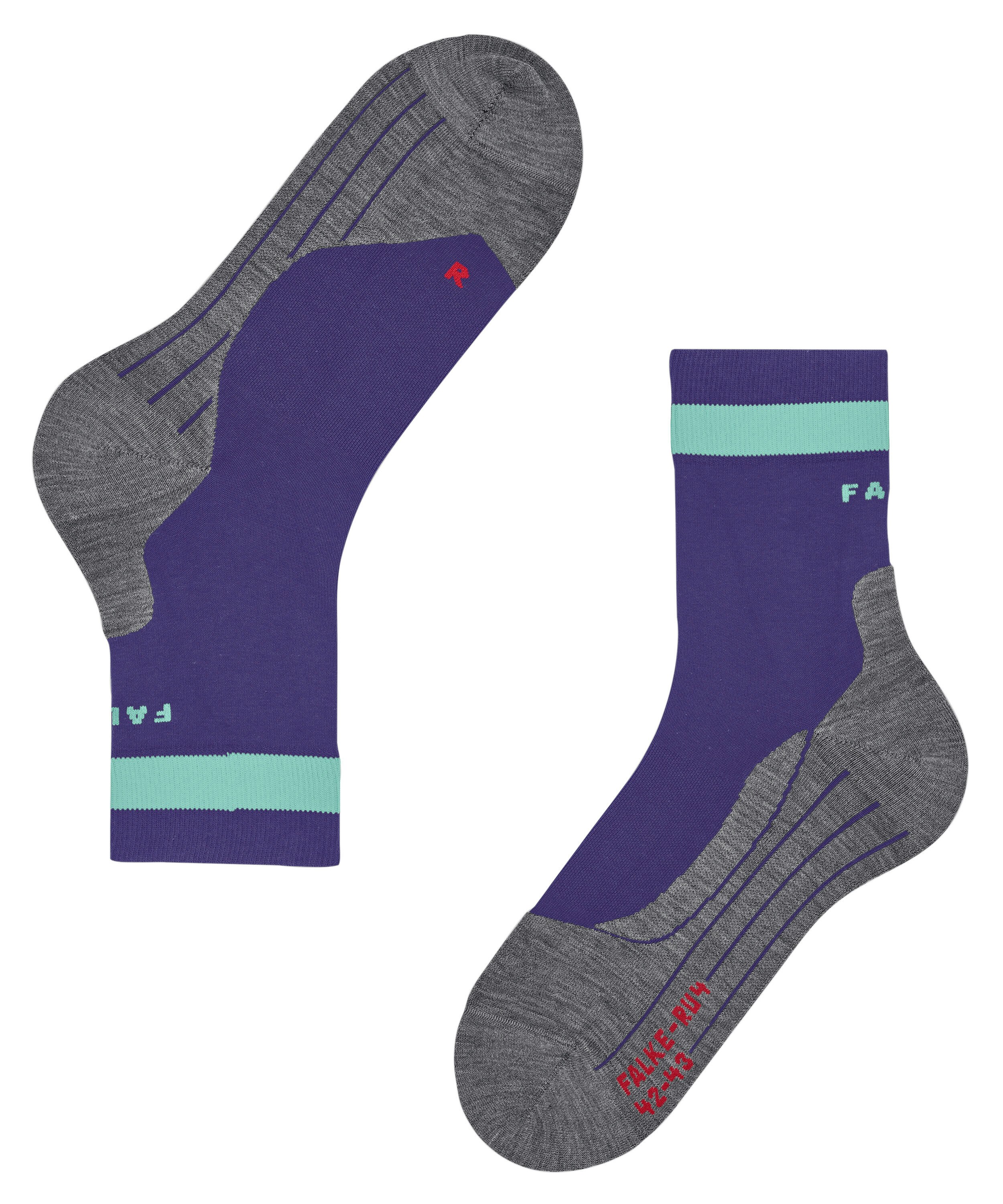 FALKE RU4 Endurance dames running sokken, paars (amethyst)