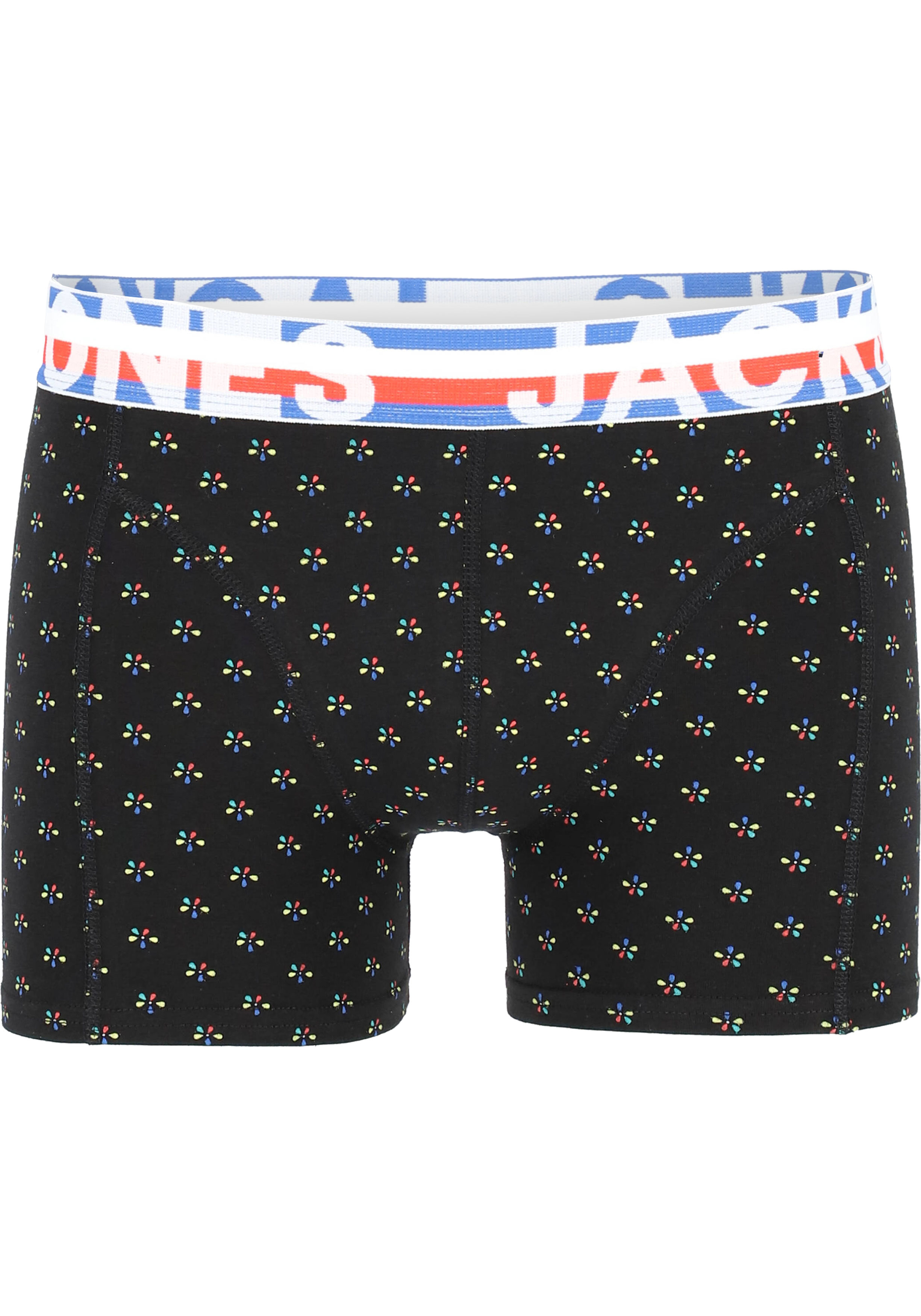 Jack & Jones heren boxers Jachenrik trunks (3-pack), blauw uni en dessin