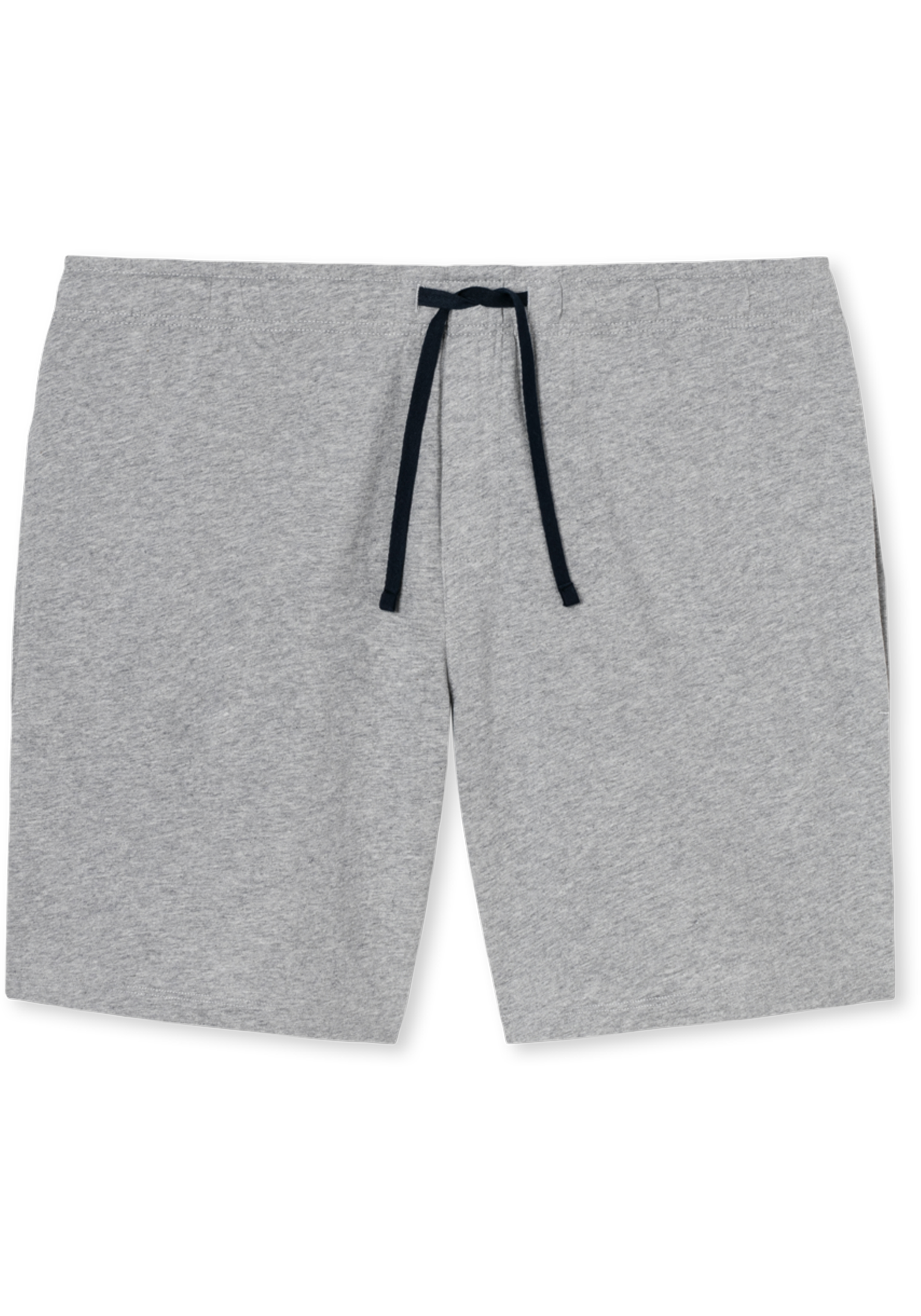 SCHIESSER Mix+Relax loungebroek kort, heren long boxer jersey grijs-melange