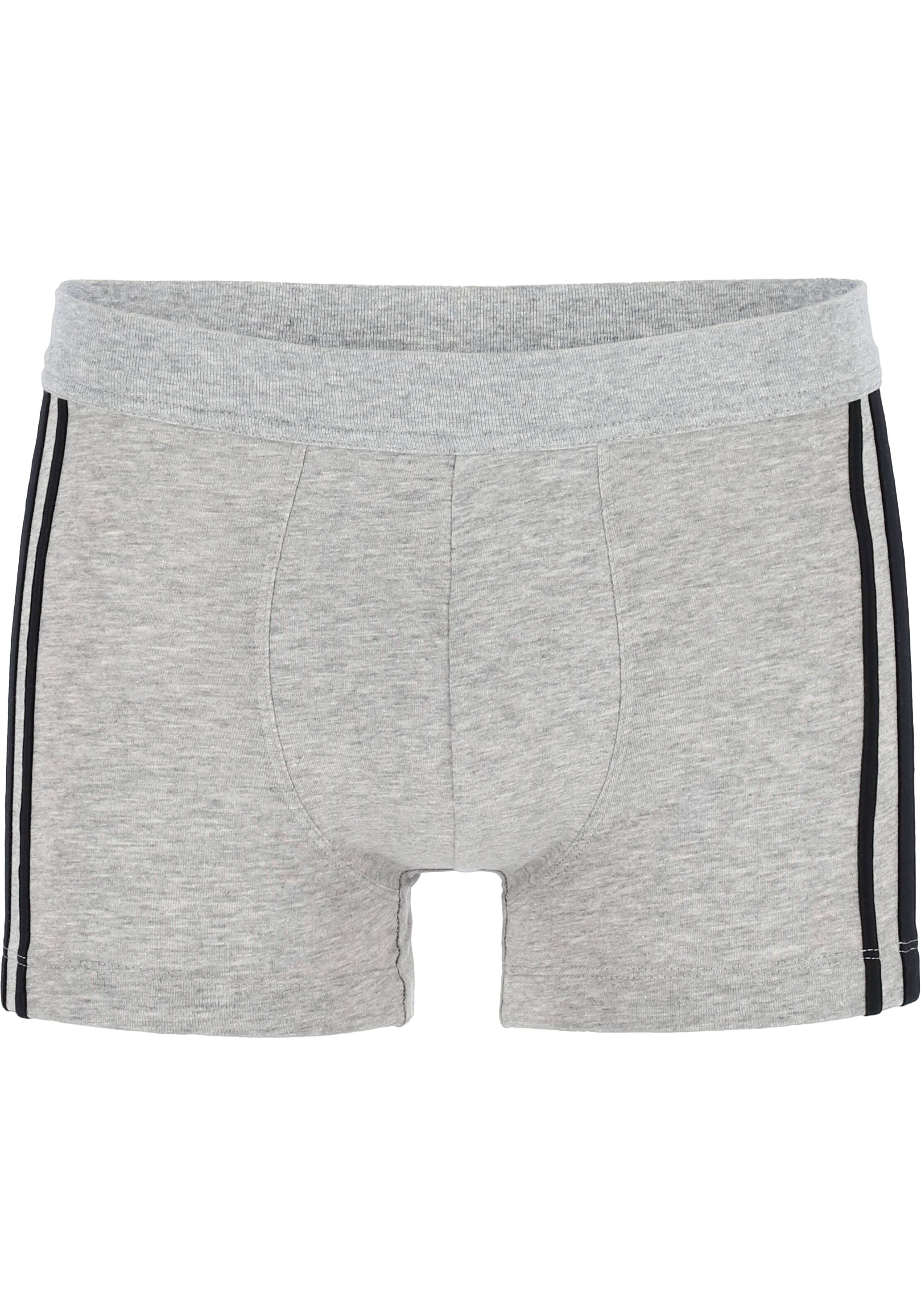 SCHIESSER 95/5 Stretch shorts (3-pack), zwart, blauw en grijs