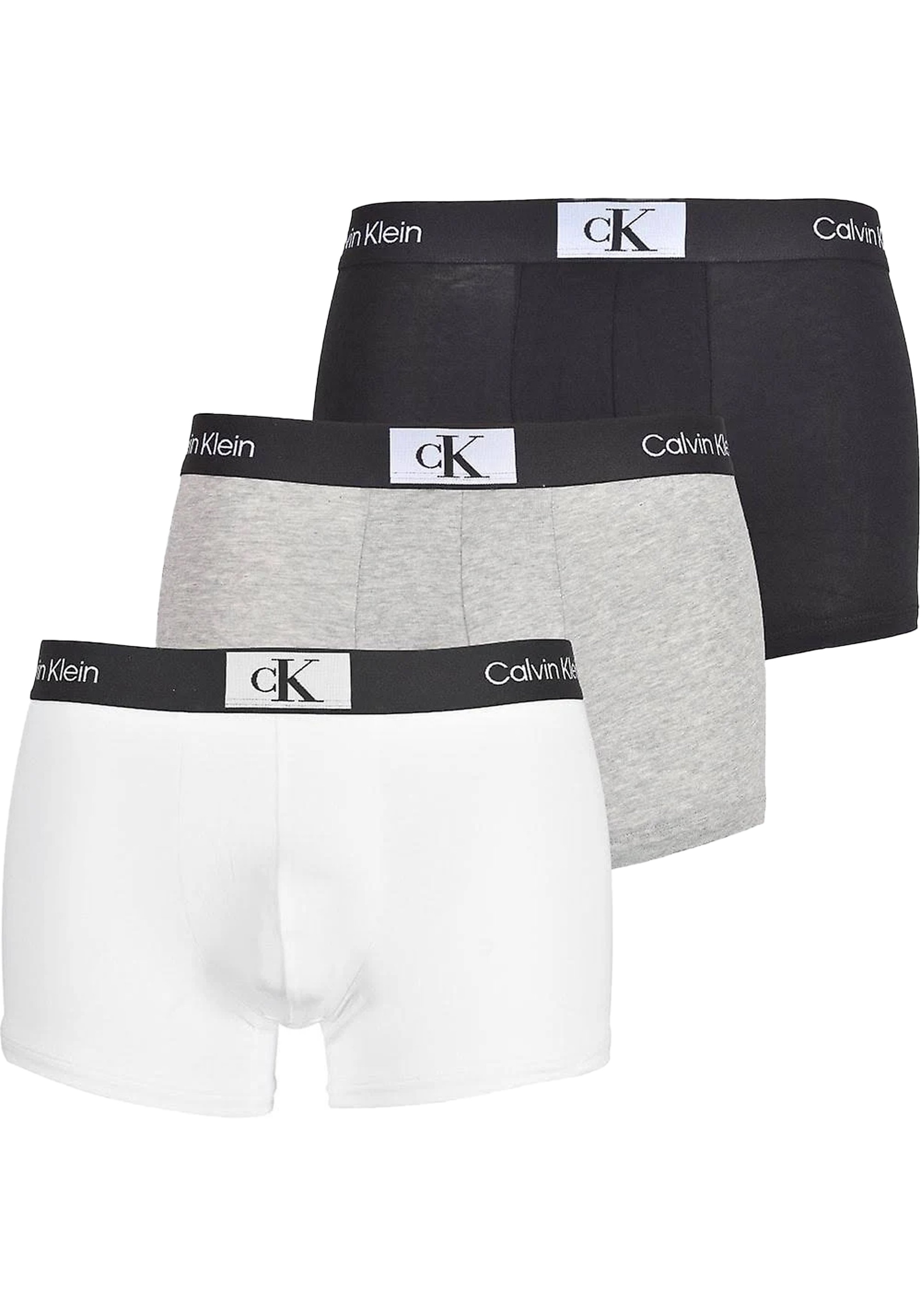 Calvin Klein Trunk (3-pack), heren boxers normale lengte, multicolor