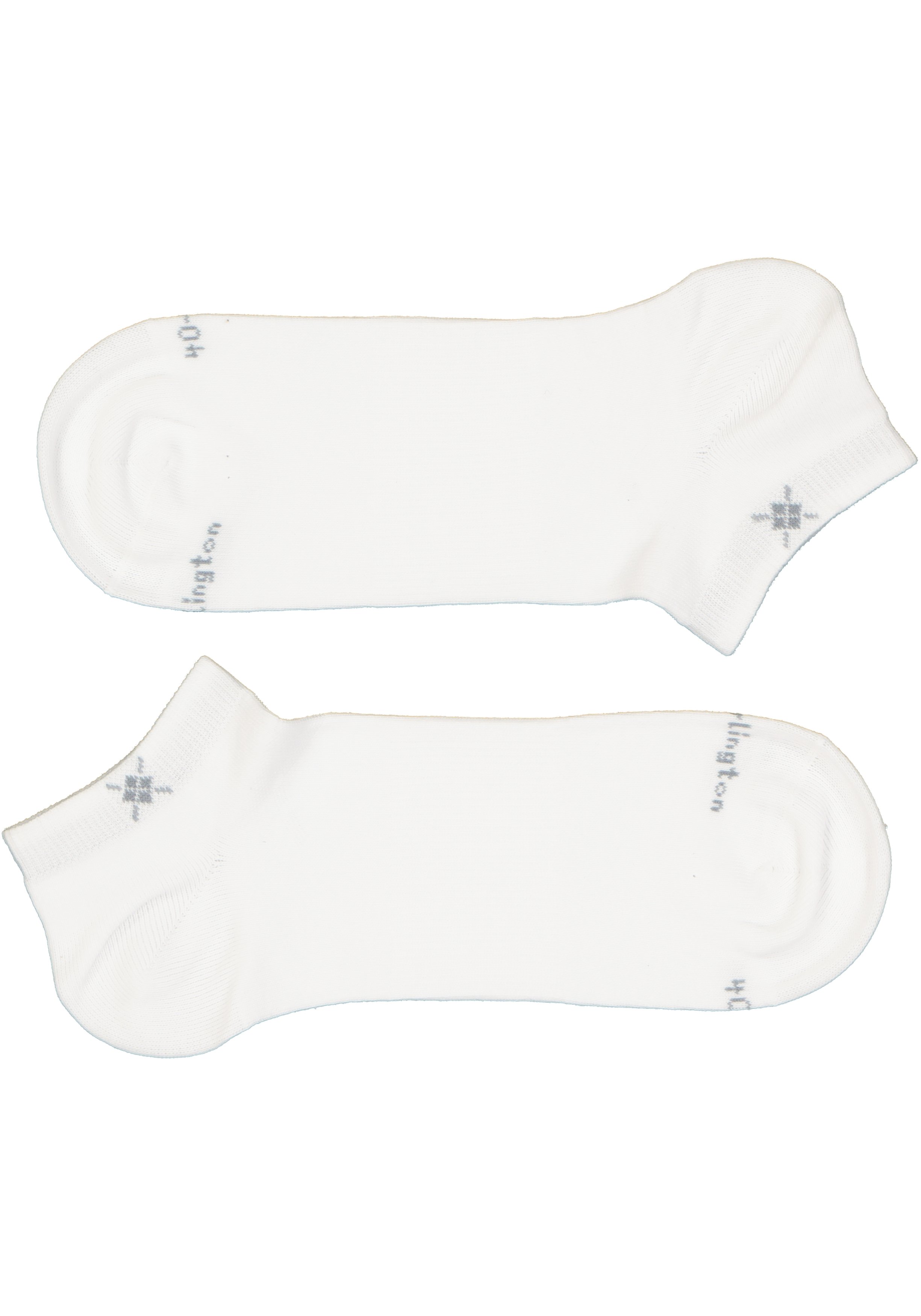 Burlington Everyday heren enkelsokken (2-pack), katoen, wit