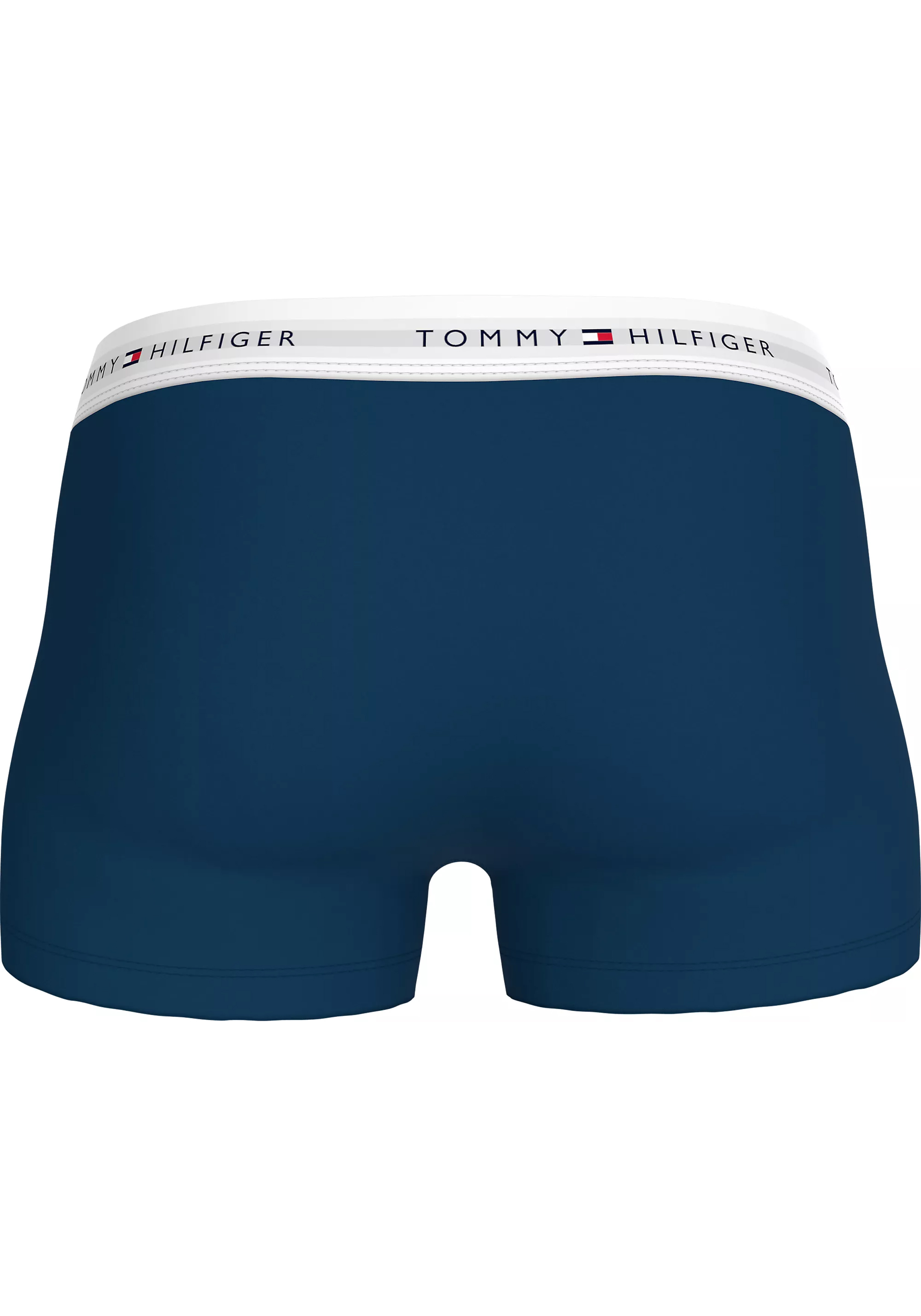 Tommy Hilfiger trunks (3-pack), heren boxers normale lengte, rood, blauw, groen