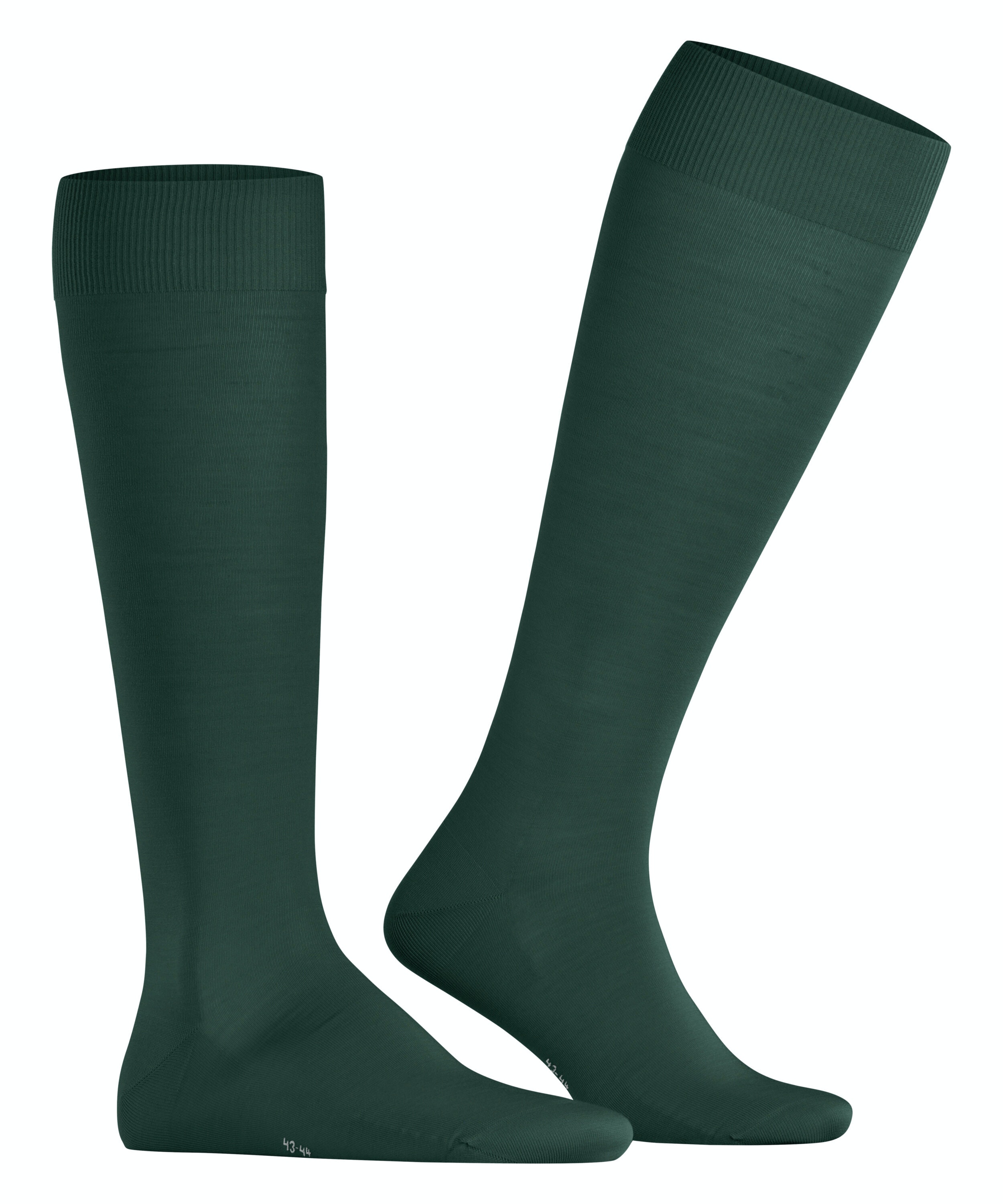 FALKE ClimaWool heren kniekousen, groen (hunter green)