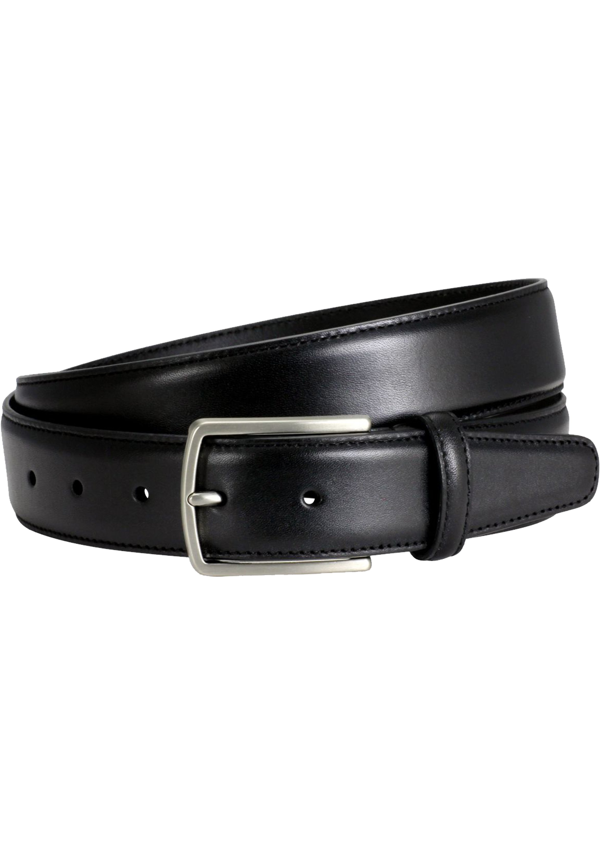 LINDENMANN leren heren riem, zwart