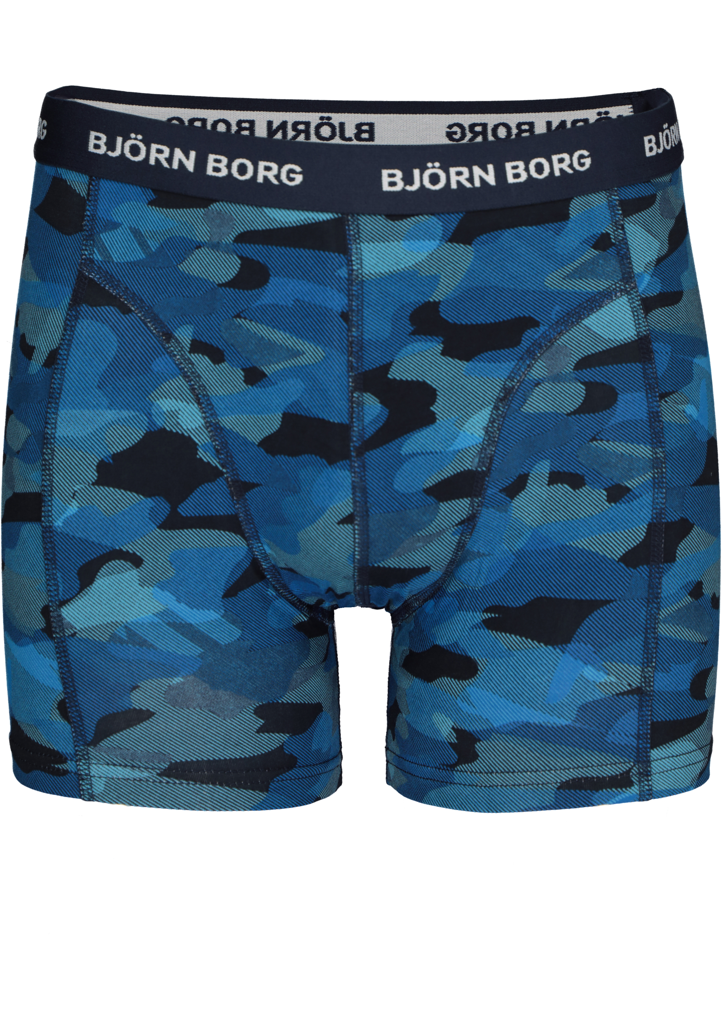 Bjorn Borg boxershorts Essential (3-pack), heren boxers normale lengte, blauw Total Eclipse