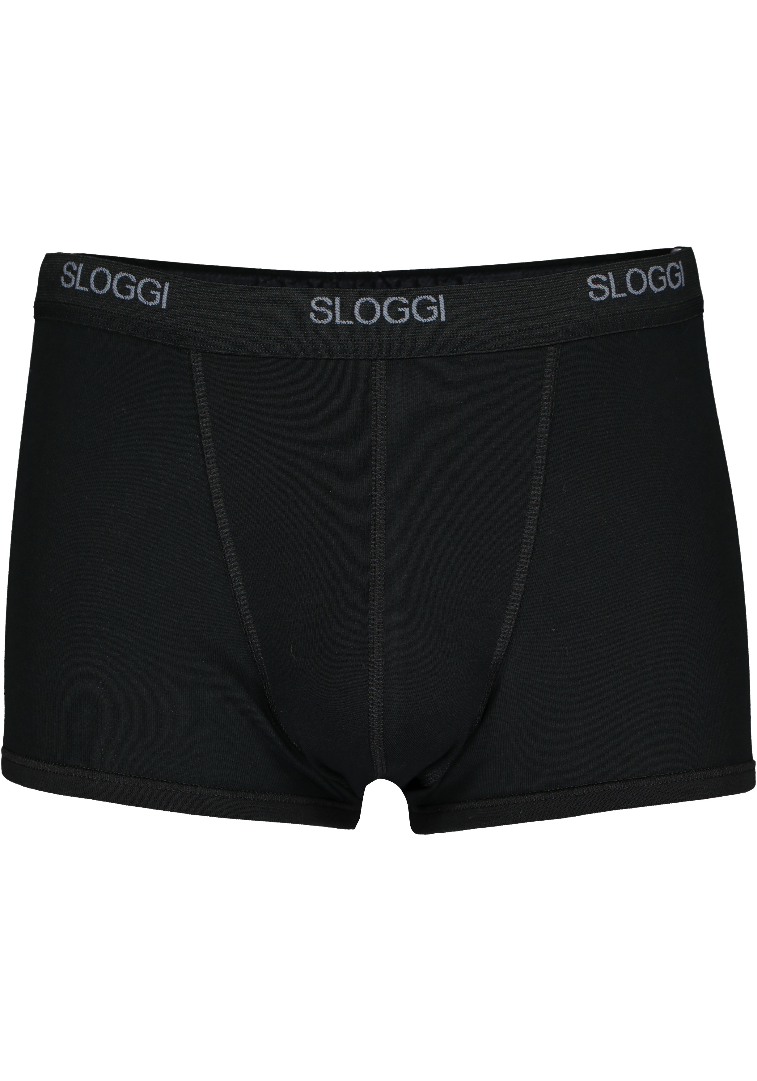 Sloggi Men Basic Short, heren boxers (2-pack), zwart