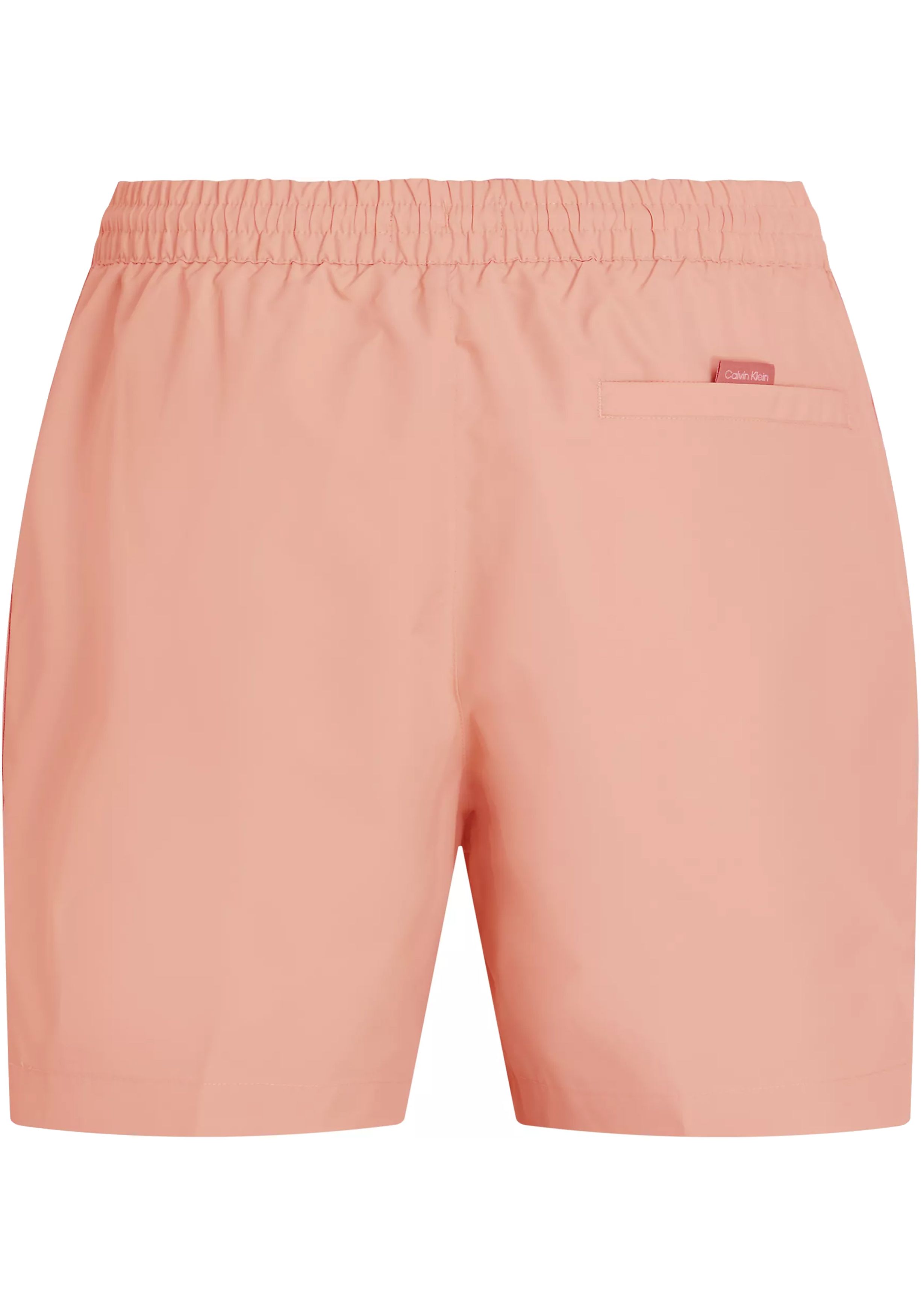 Calvin Klein Medium Drawstring swimshort, heren zwembroek, licht abrikooskleurig