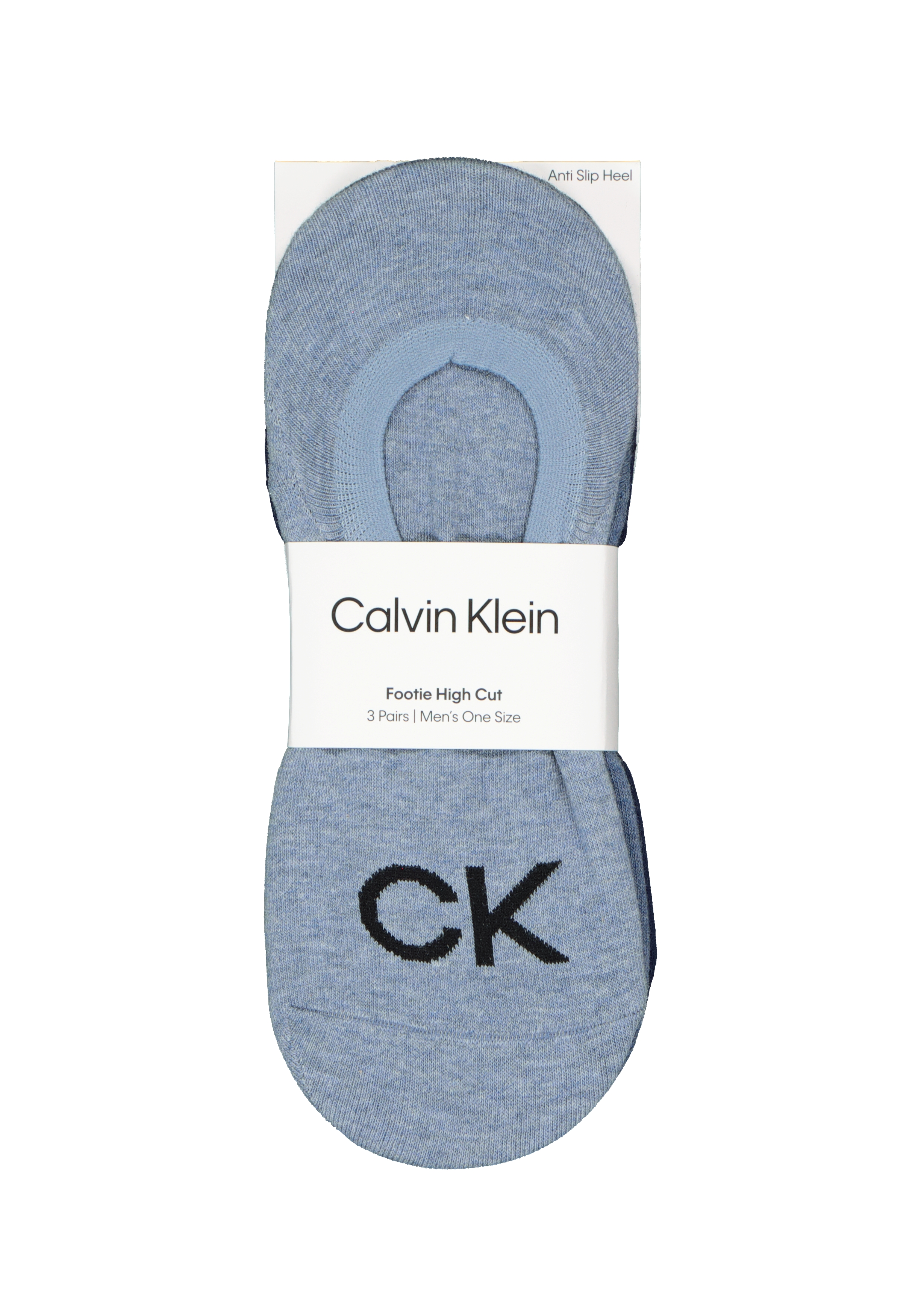 Calvin Klein herensokken Albert (3-pack), onzichtbare sokken, drie tinten denim blauw