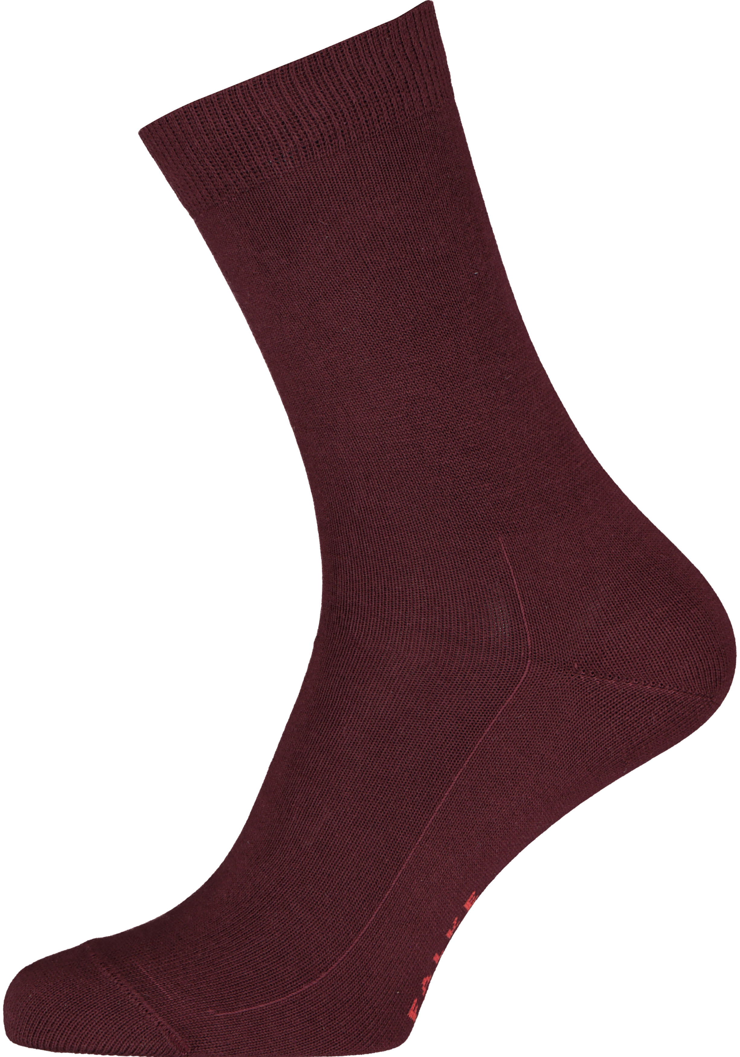 FALKE Family damessokken, katoen, bordeaux rood (barolo)