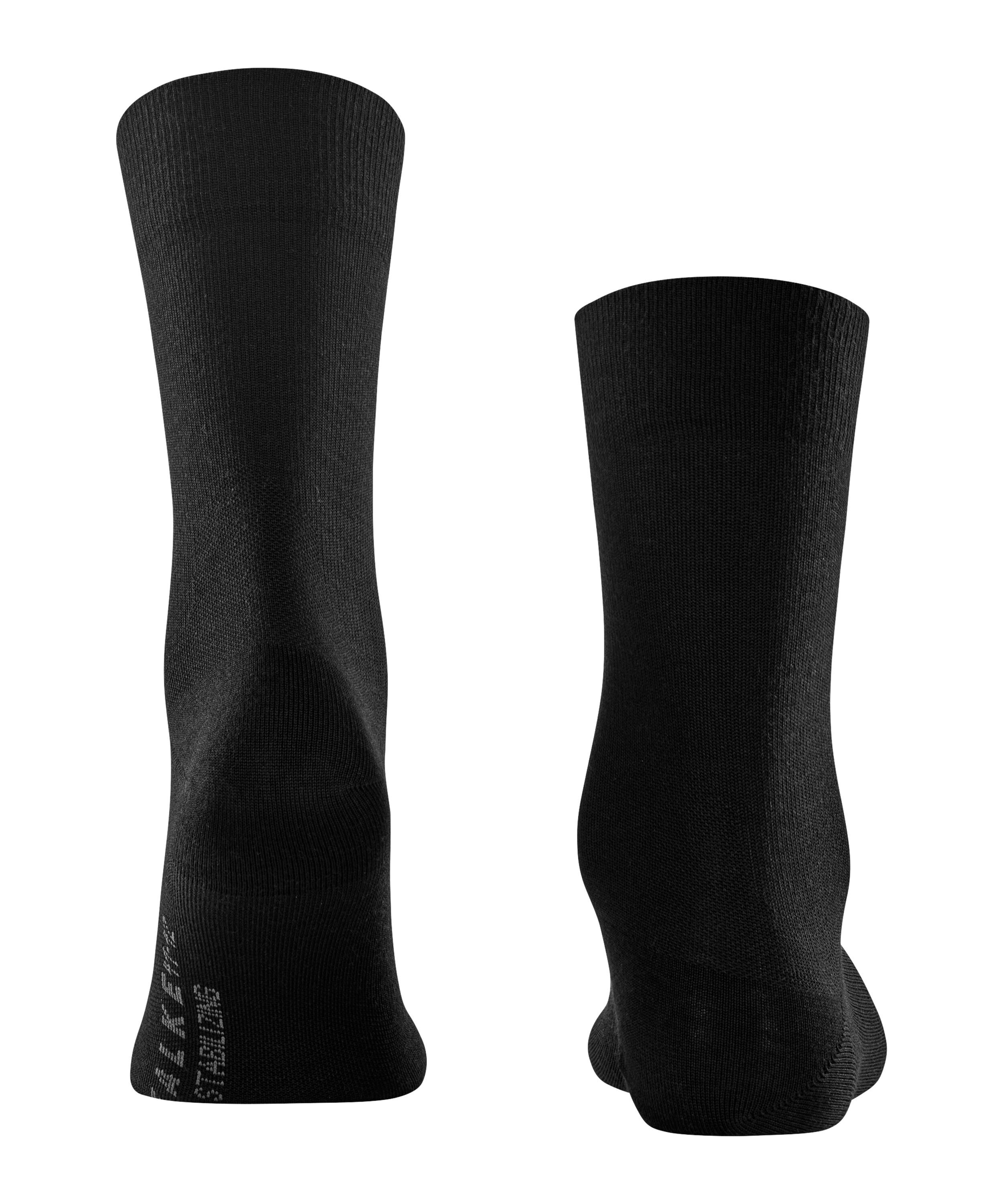 FALKE Stabilizing Wool Everyday herensokken, zwart (black)