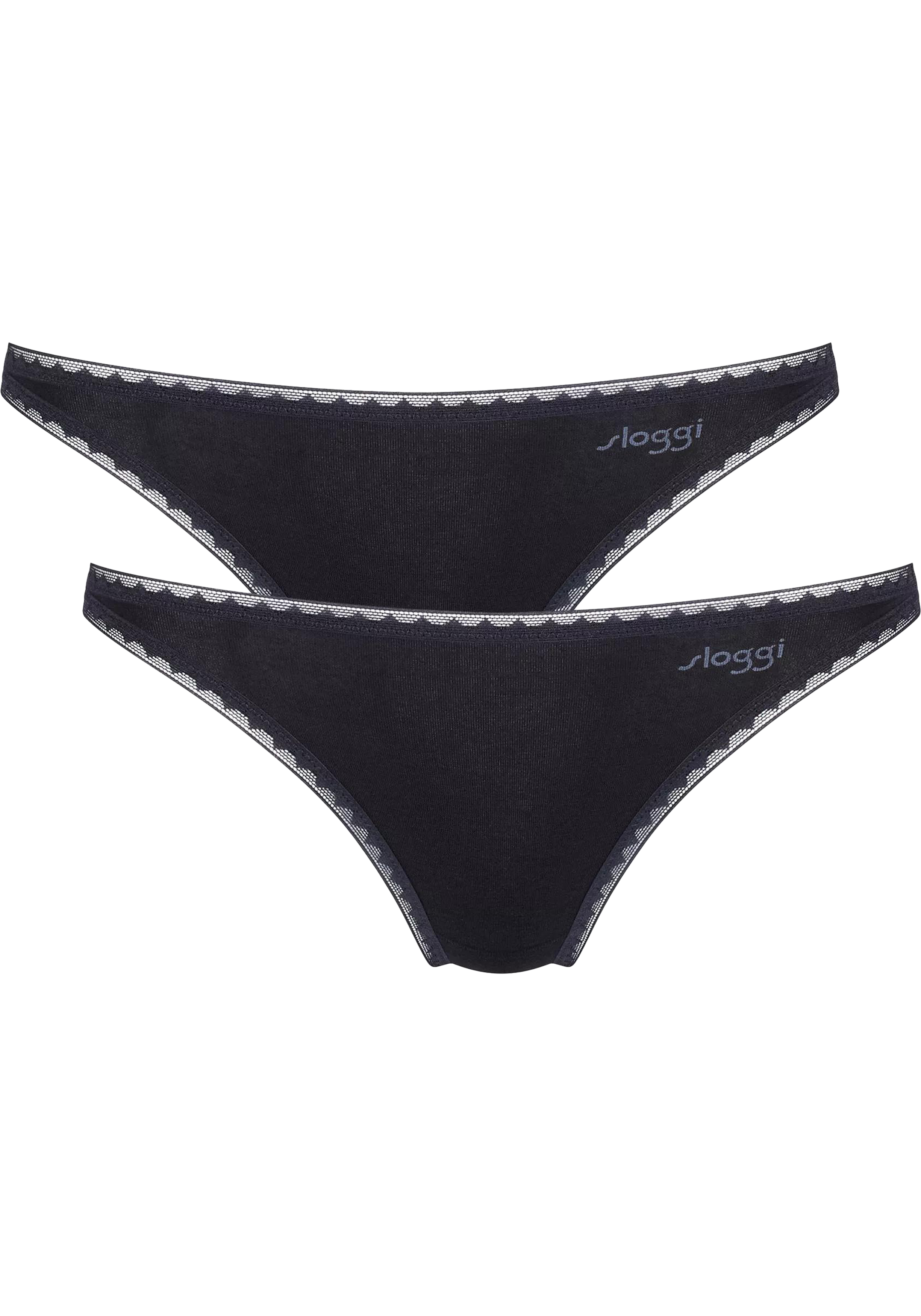 Sloggi Women GO Mini (2-pack), dames slip, zwart