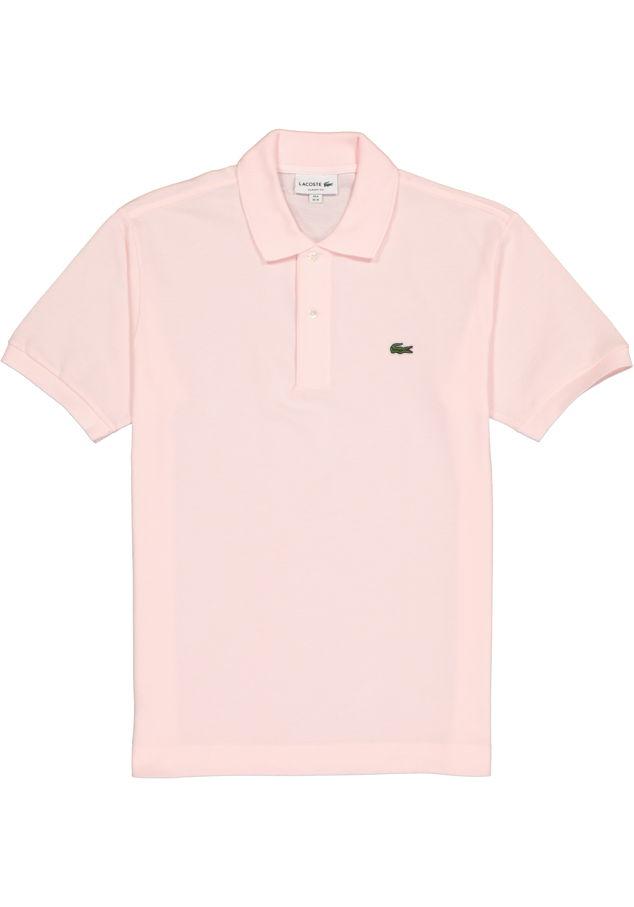 Lacoste Classic Fit polo, flamingo roze