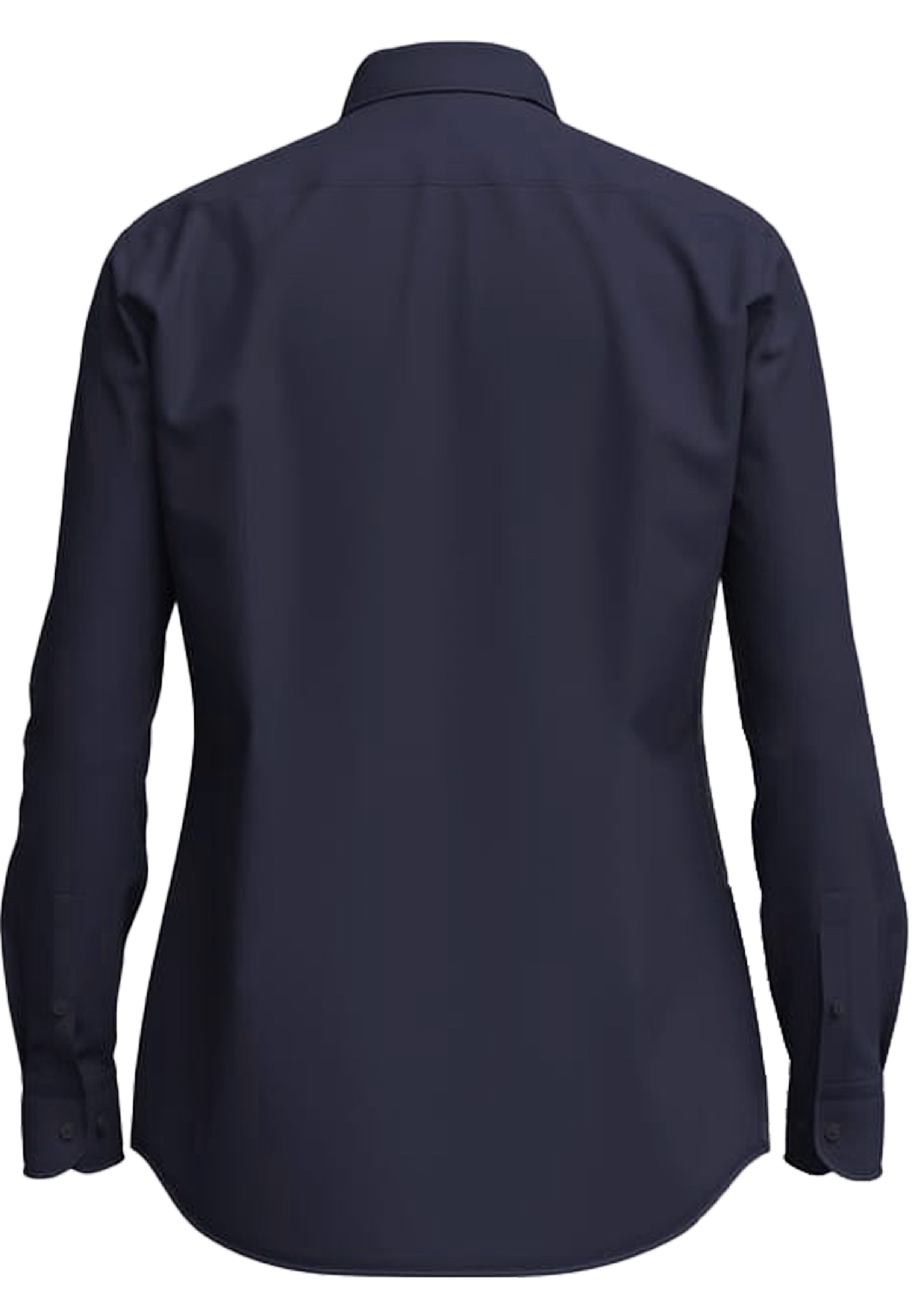 BOSS Hank slim fit overhemd, popeline, blauw