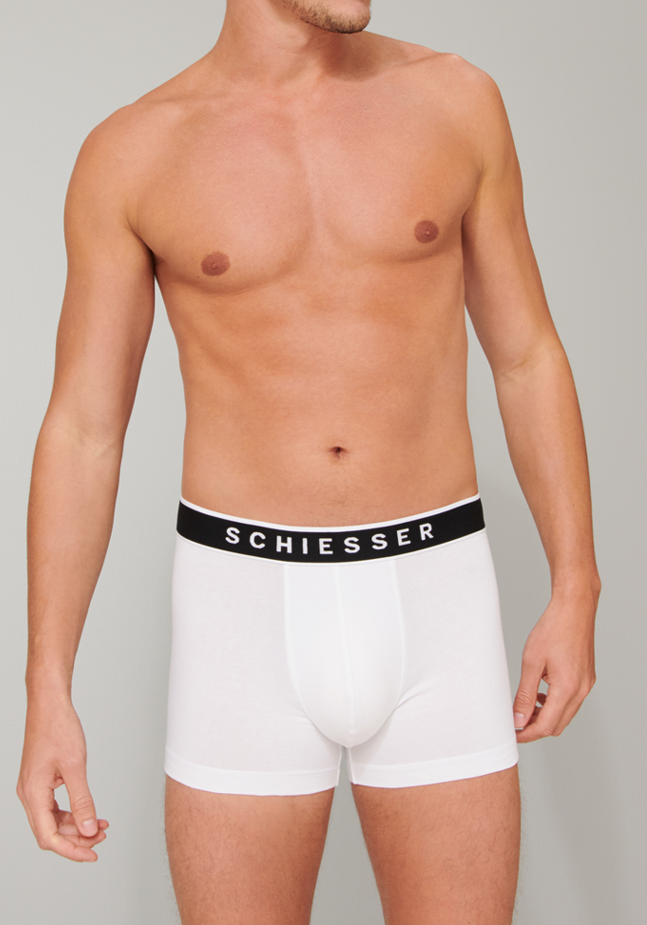 SCHIESSER 95/5 shorts (3-pack), wit