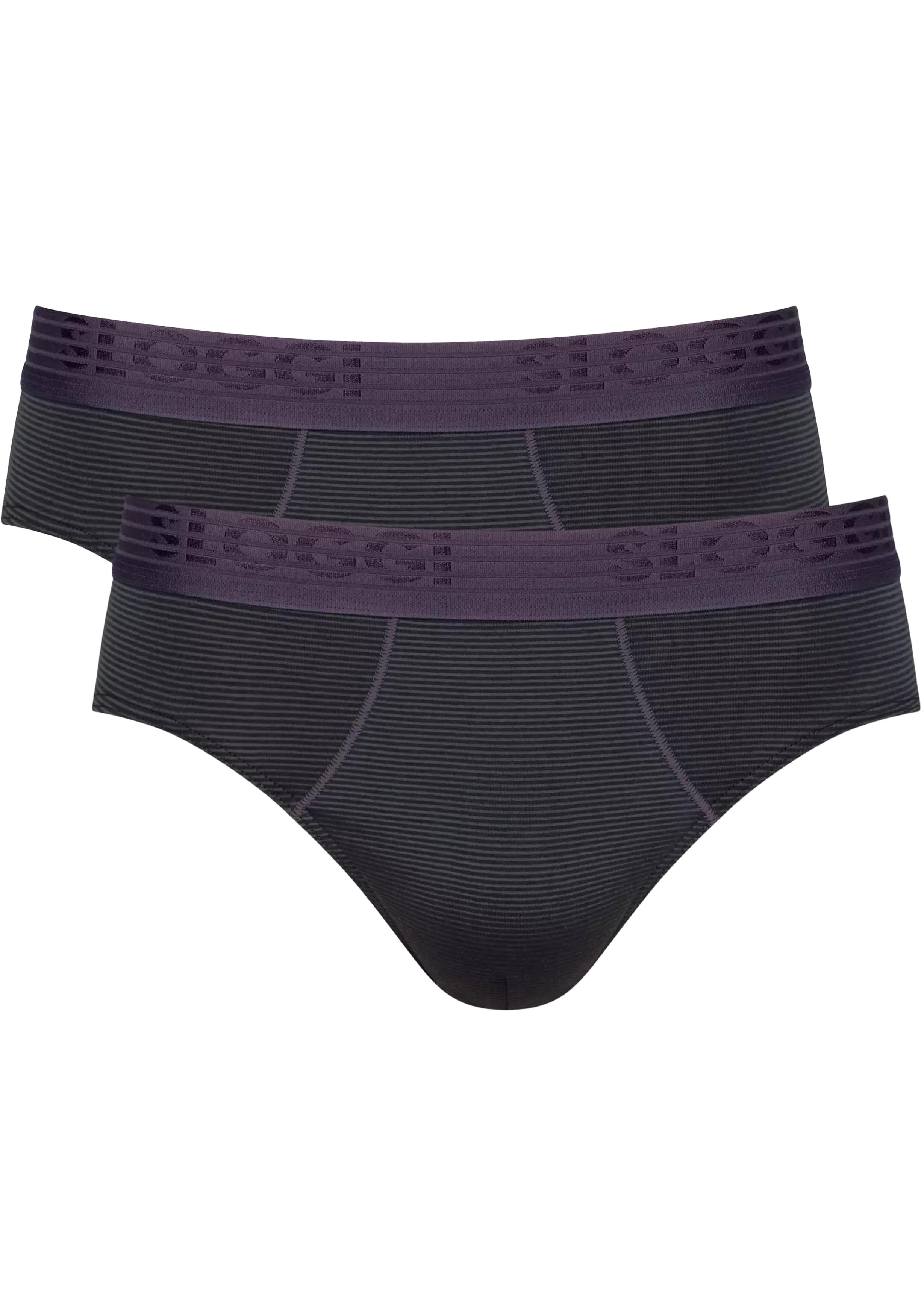 Sloggi Men EVER Cool Brief, heren slip met smalle zijkanten (2-pack), zwart