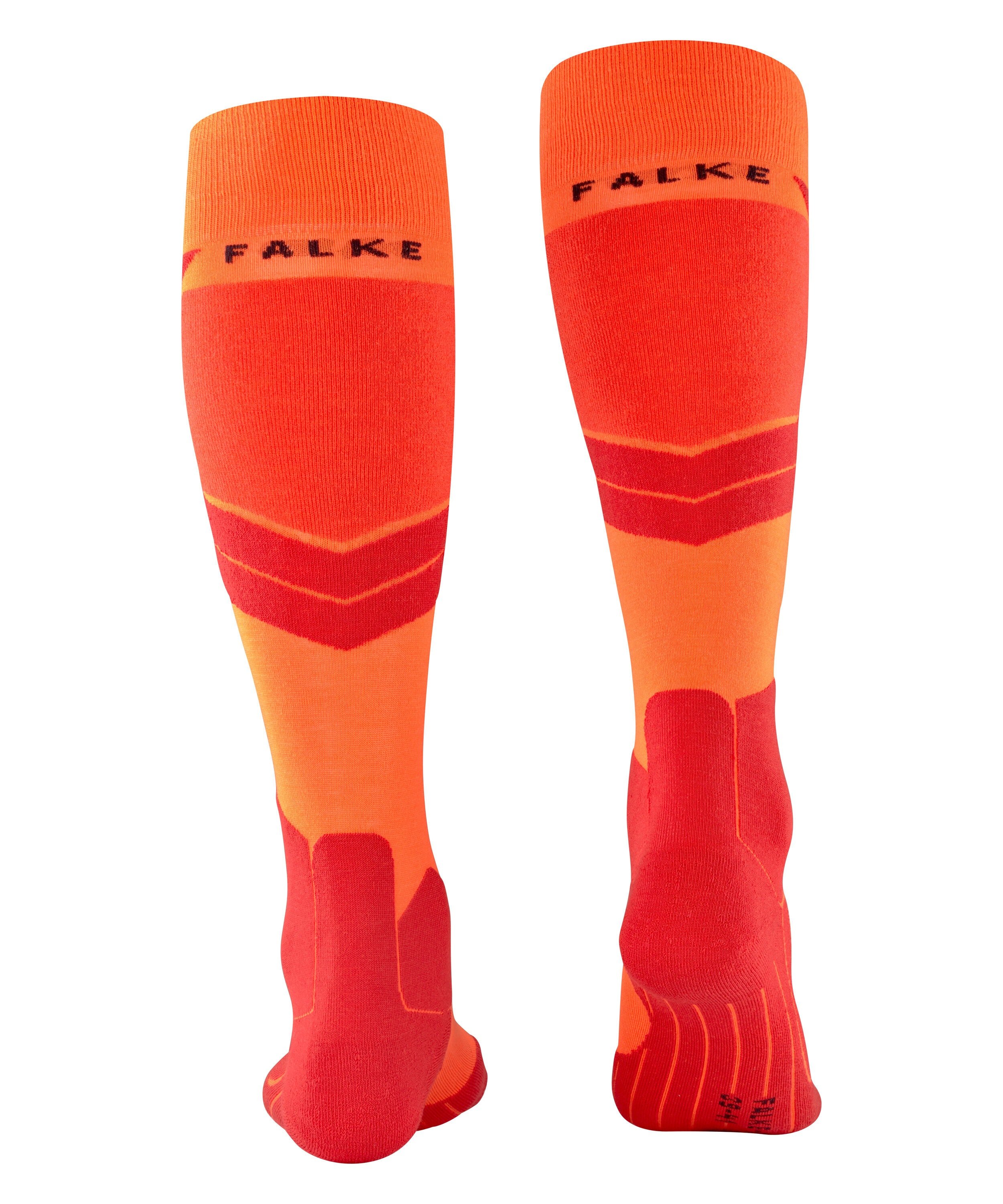 FALKE SK4 Advanced heren skiing kniekousen, oranje (flash orange)