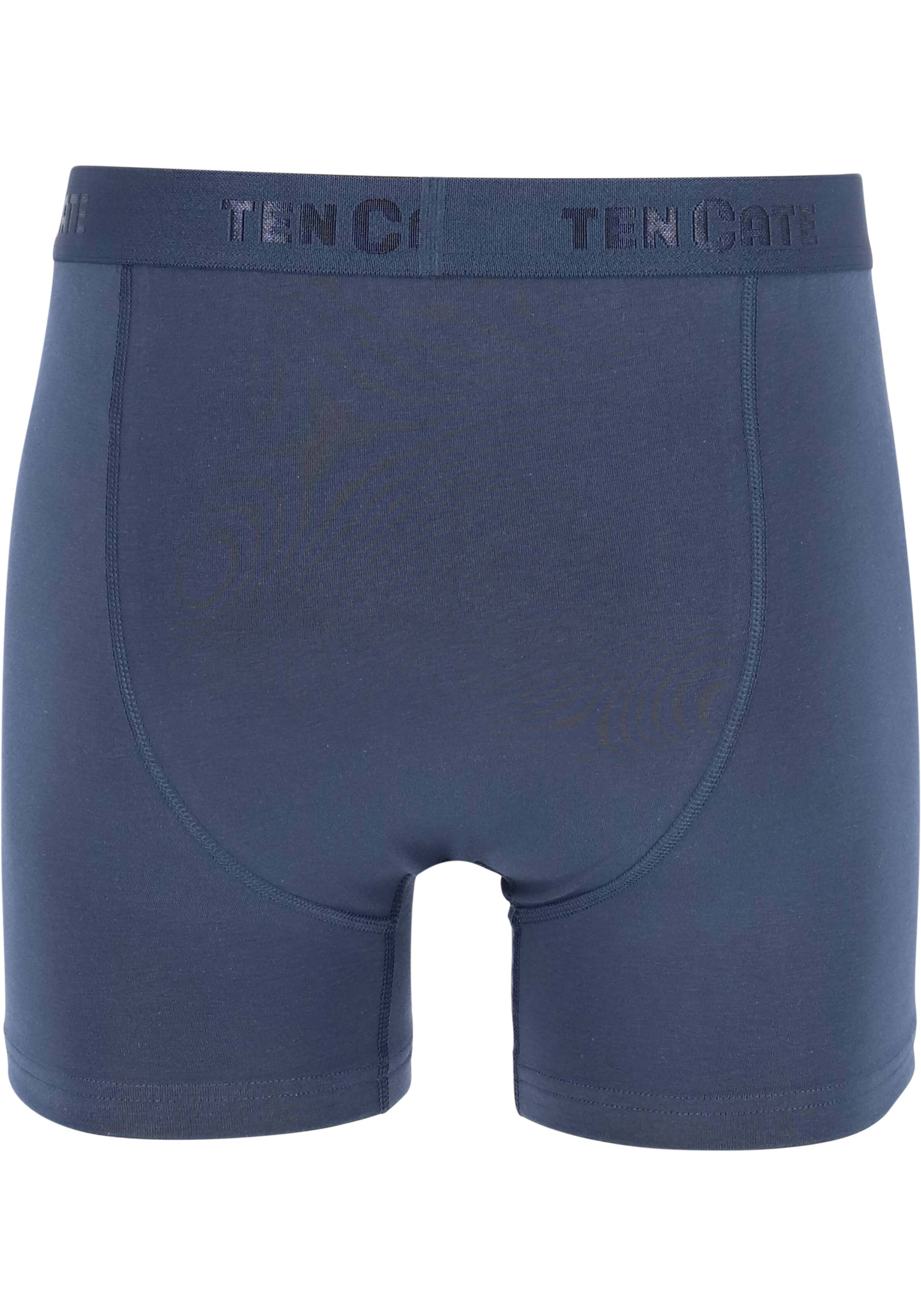 TEN CATE Basics men classic shorts met gulp (2-pack), heren boxers normale lengte, blauw