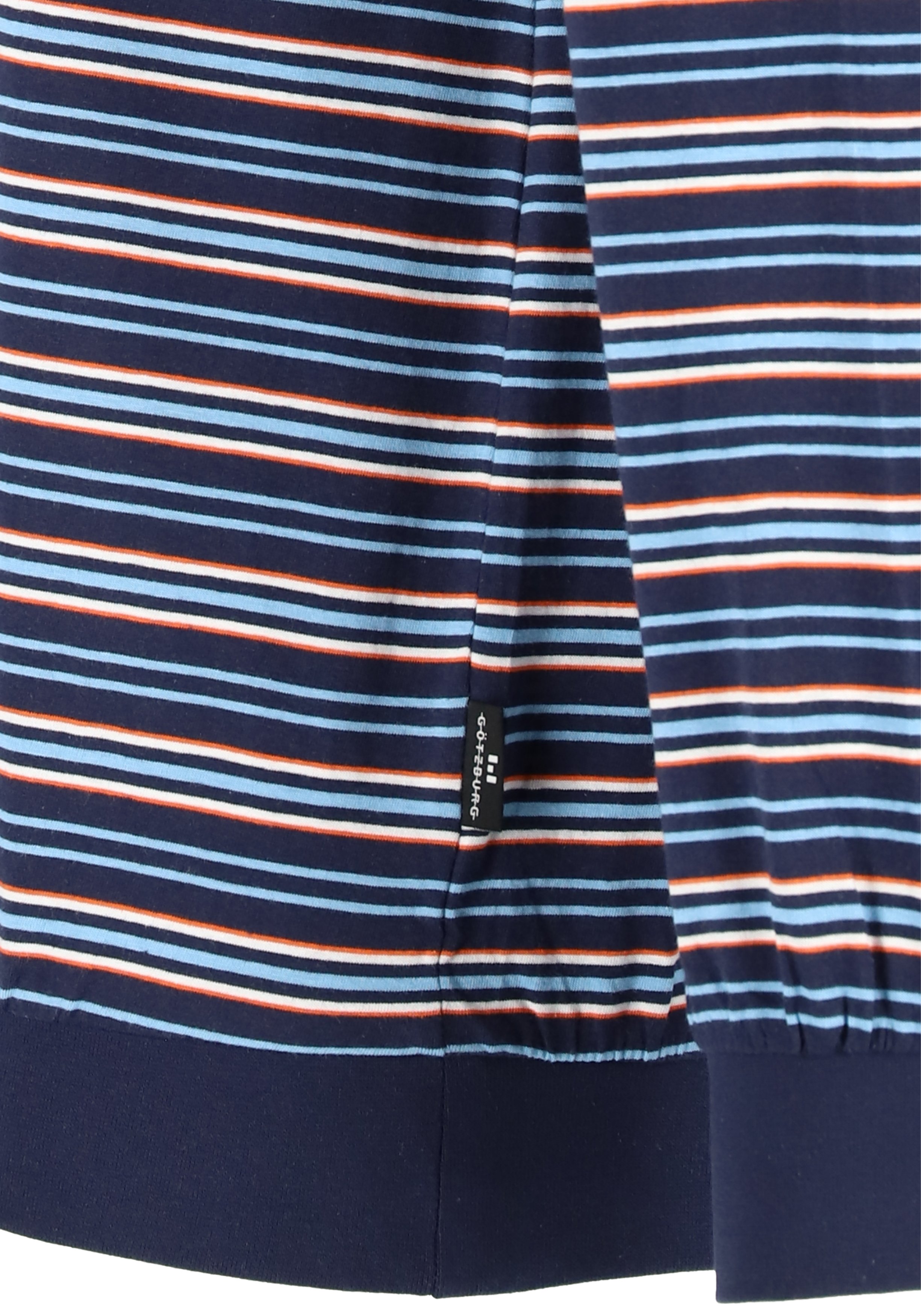 Gotzburg heren pyjama, blauw gestreept