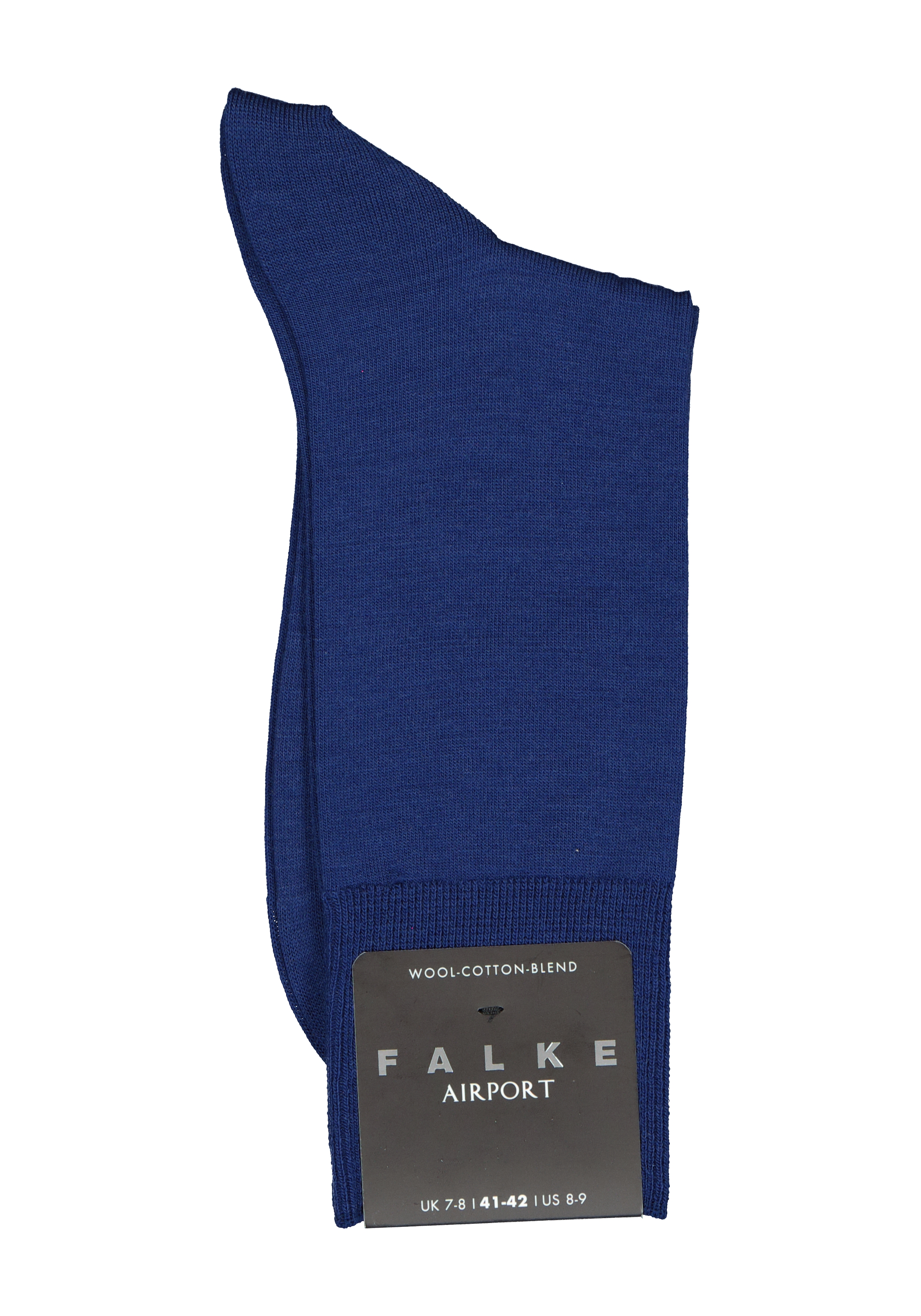 FALKE Airport herensokken, middenblauw (royal blue)