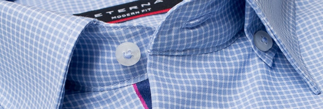 Overhemd button-down under kraag