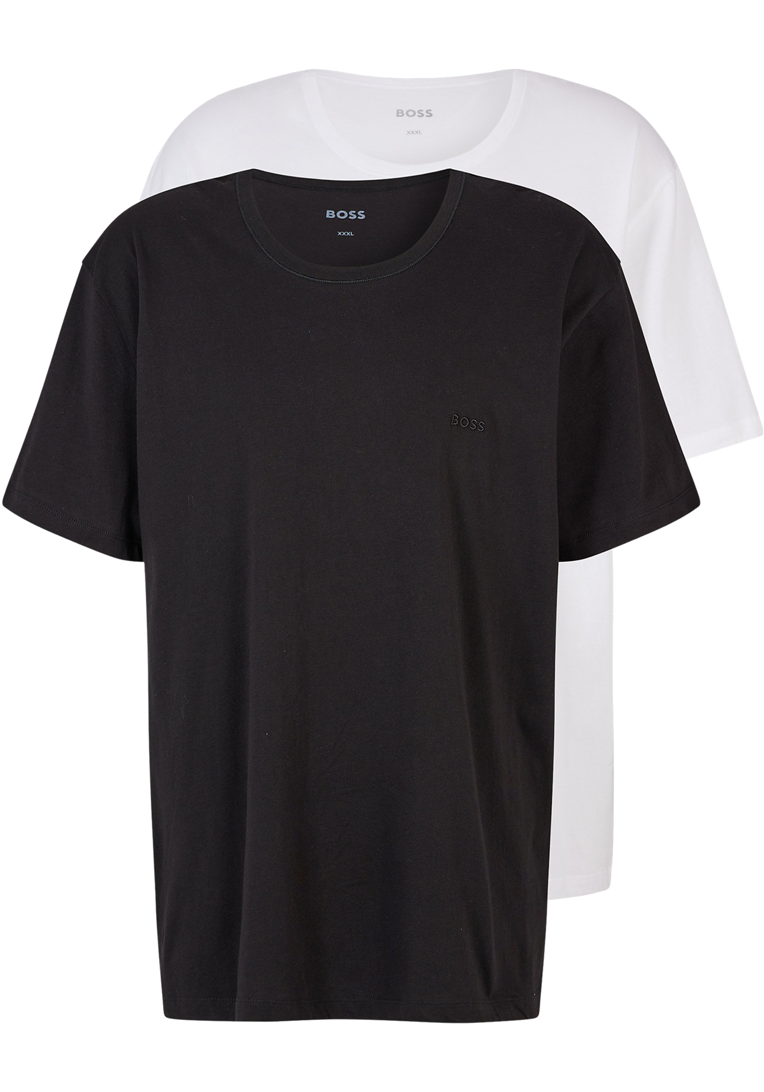 HUGO BOSS Comfort T-shirts relaxed fit (2-pack), heren T-shirts O-hals, multicolor