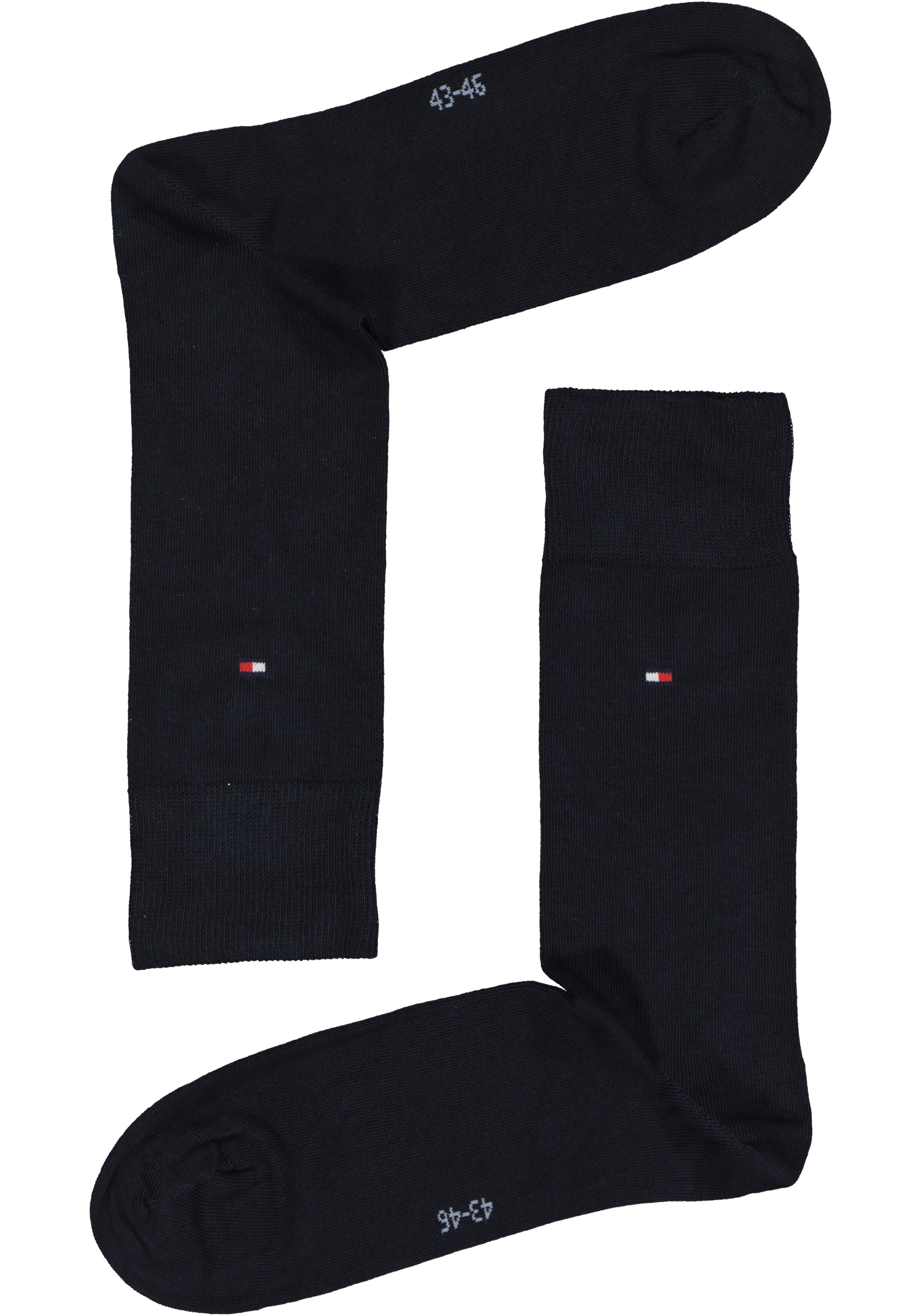 Tommy Hilfiger Classic Socks (2-pack), herensokken katoen, donkerblauw