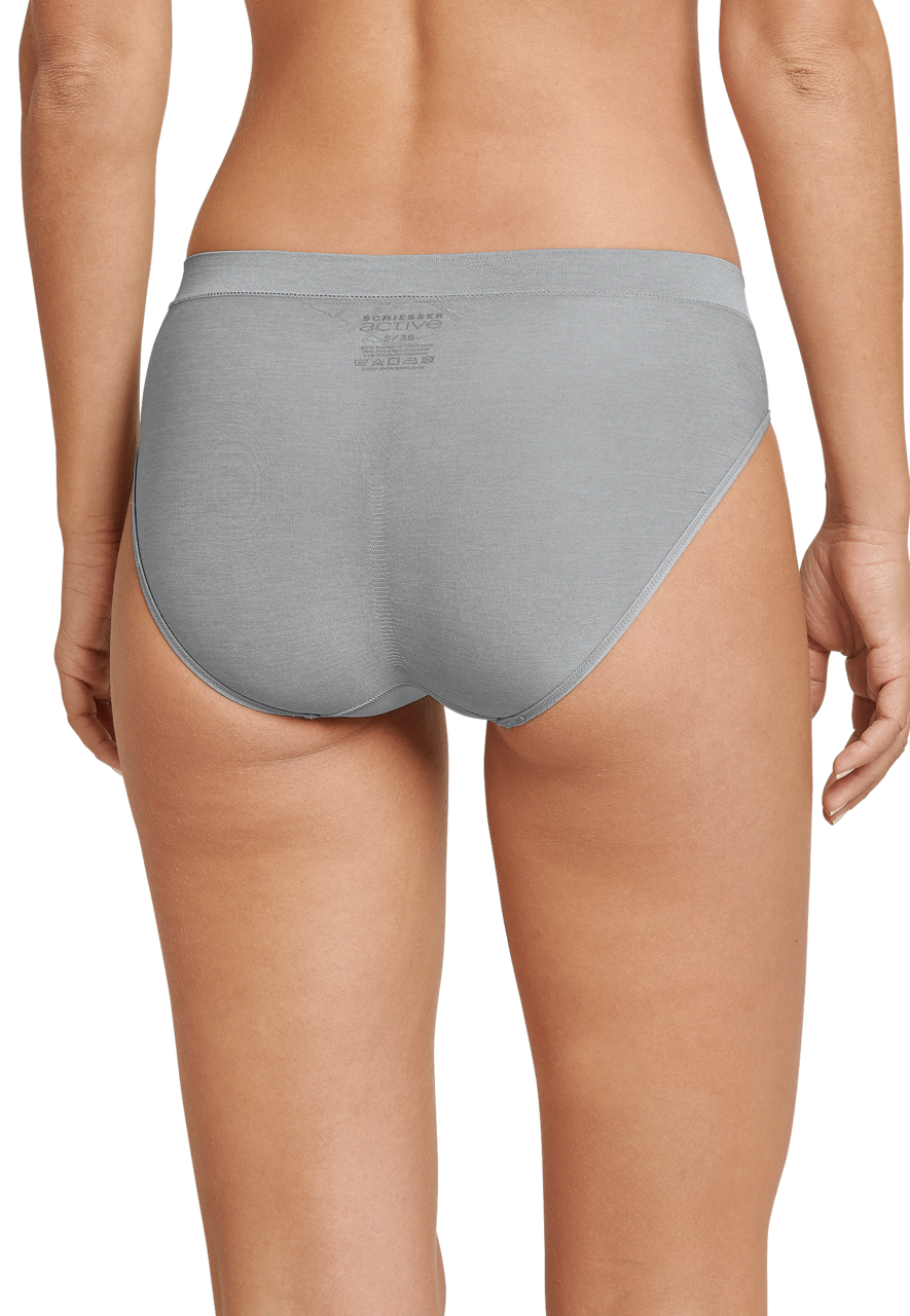 SCHIESSER Active Mesh Light slip (1-pack), dames mini-slip zilvergrijs