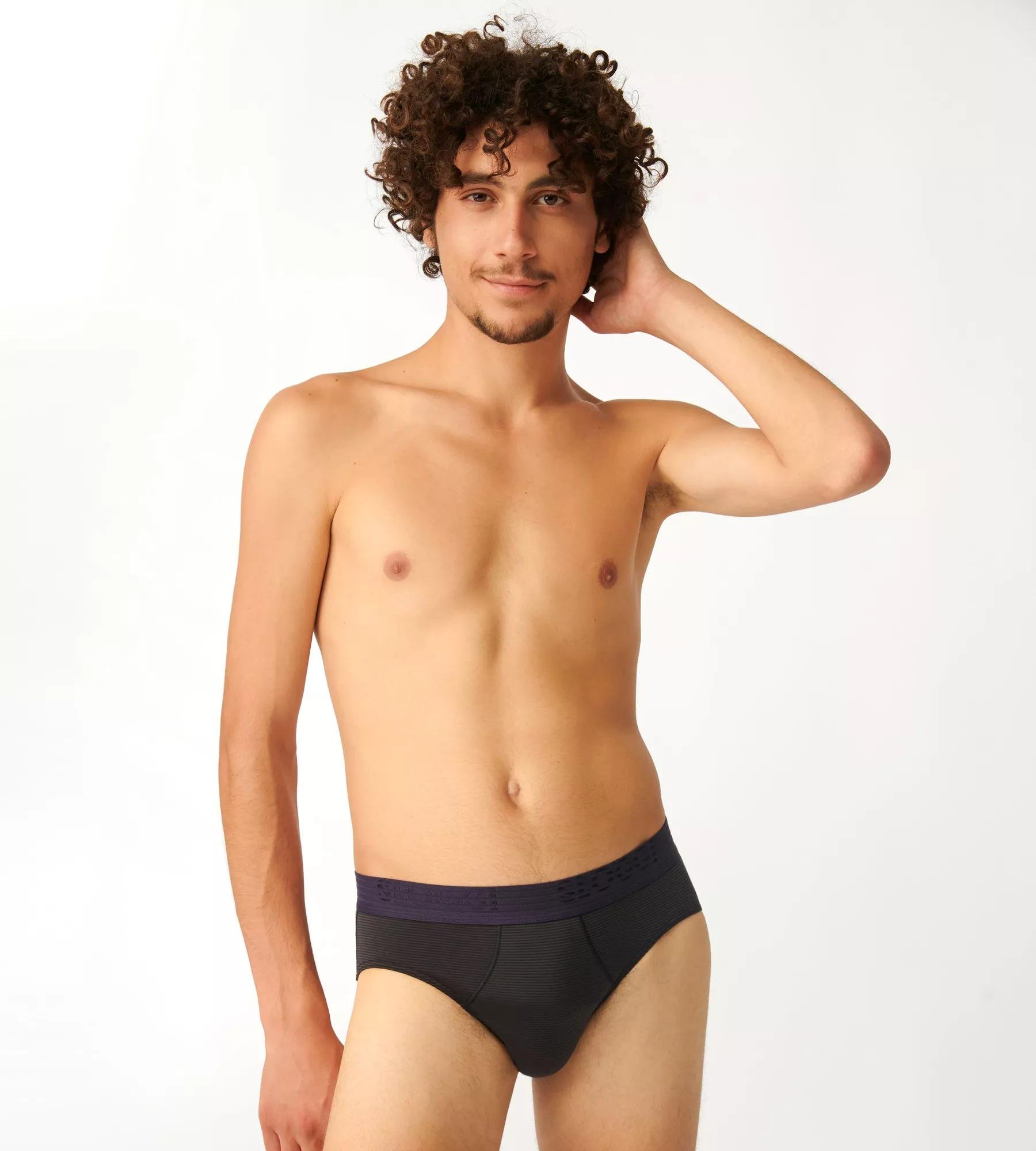 Sloggi Men EVER Cool Brief, heren slip met smalle zijkanten (2-pack), zwart