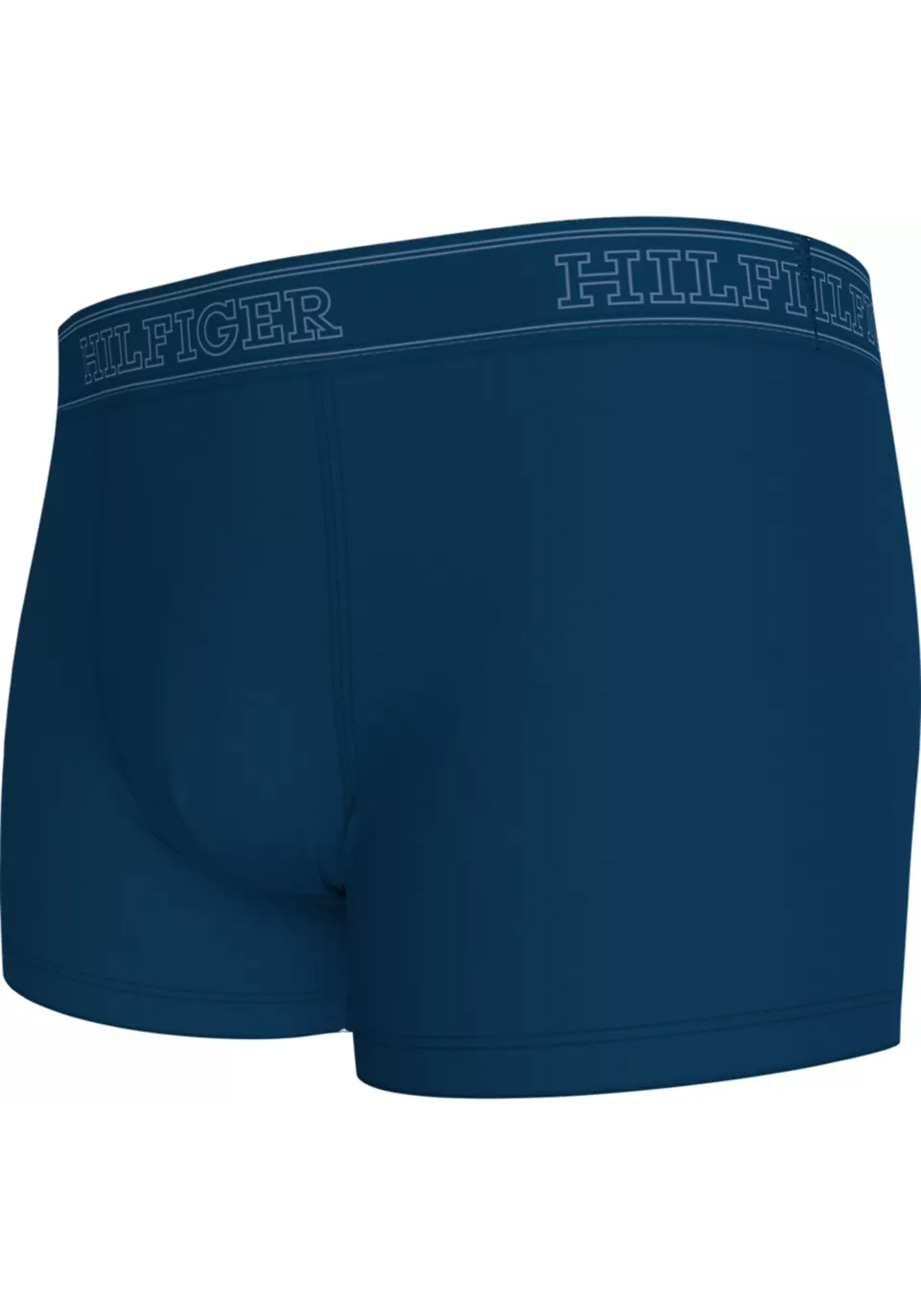 Tommy Hilfiger trunk (3-pack), heren boxers normale lengte, 3 tinten blauw