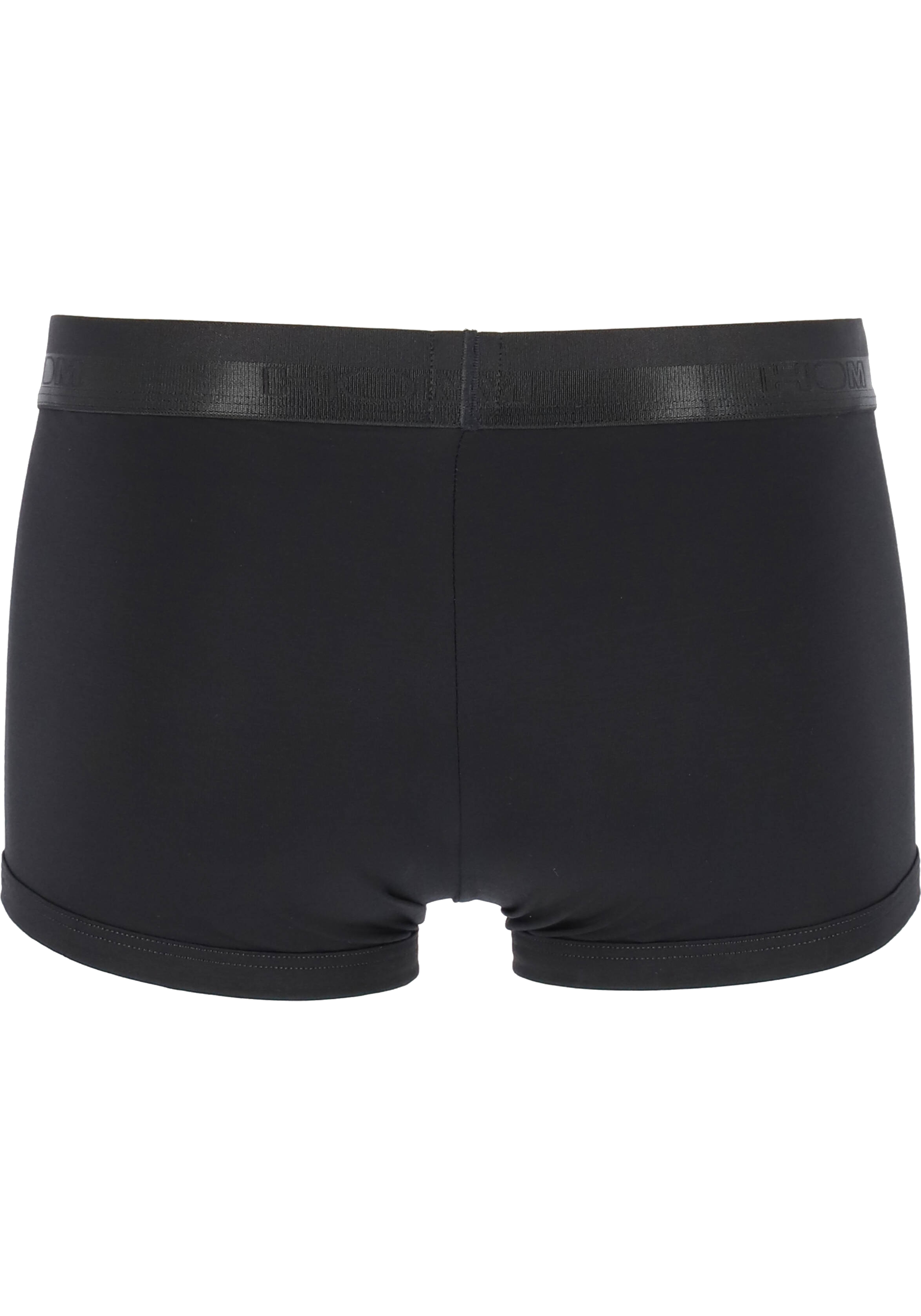 HOM HO1 boxer briefs (1-pack), heren boxer kort met horizontale gulp, zwart