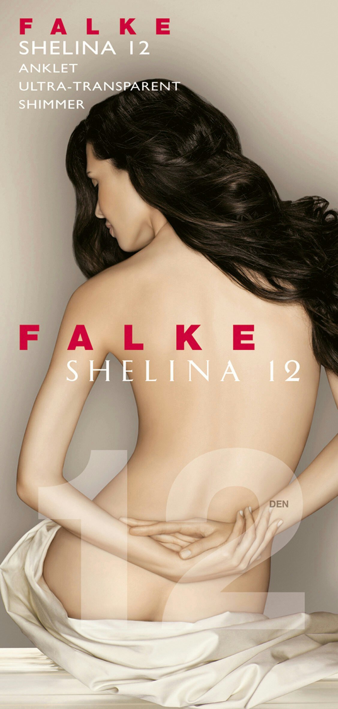 FALKE Shelina 12 DEN damessokken, hazelnoot bruin (hazel)