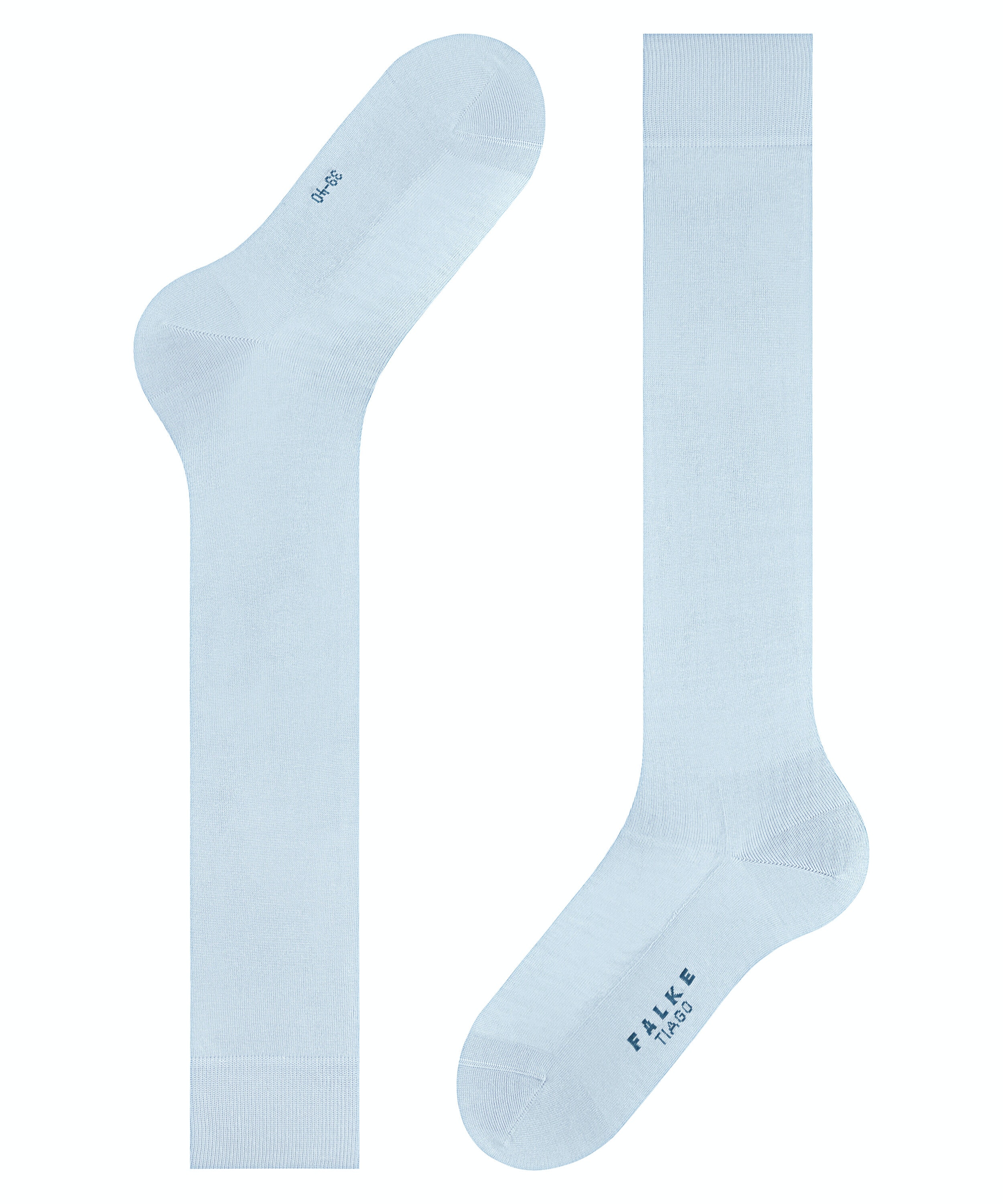 FALKE Tiago heren kniekousen, blauw (light blue)