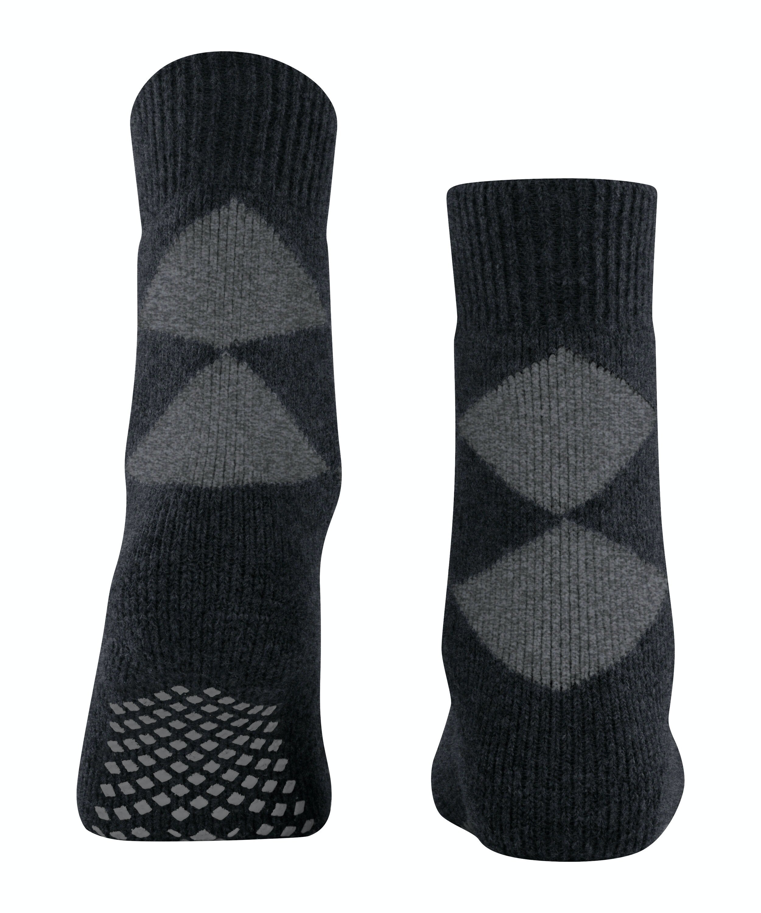 Burlington Cosy Argyle damessokken, zwart (black)