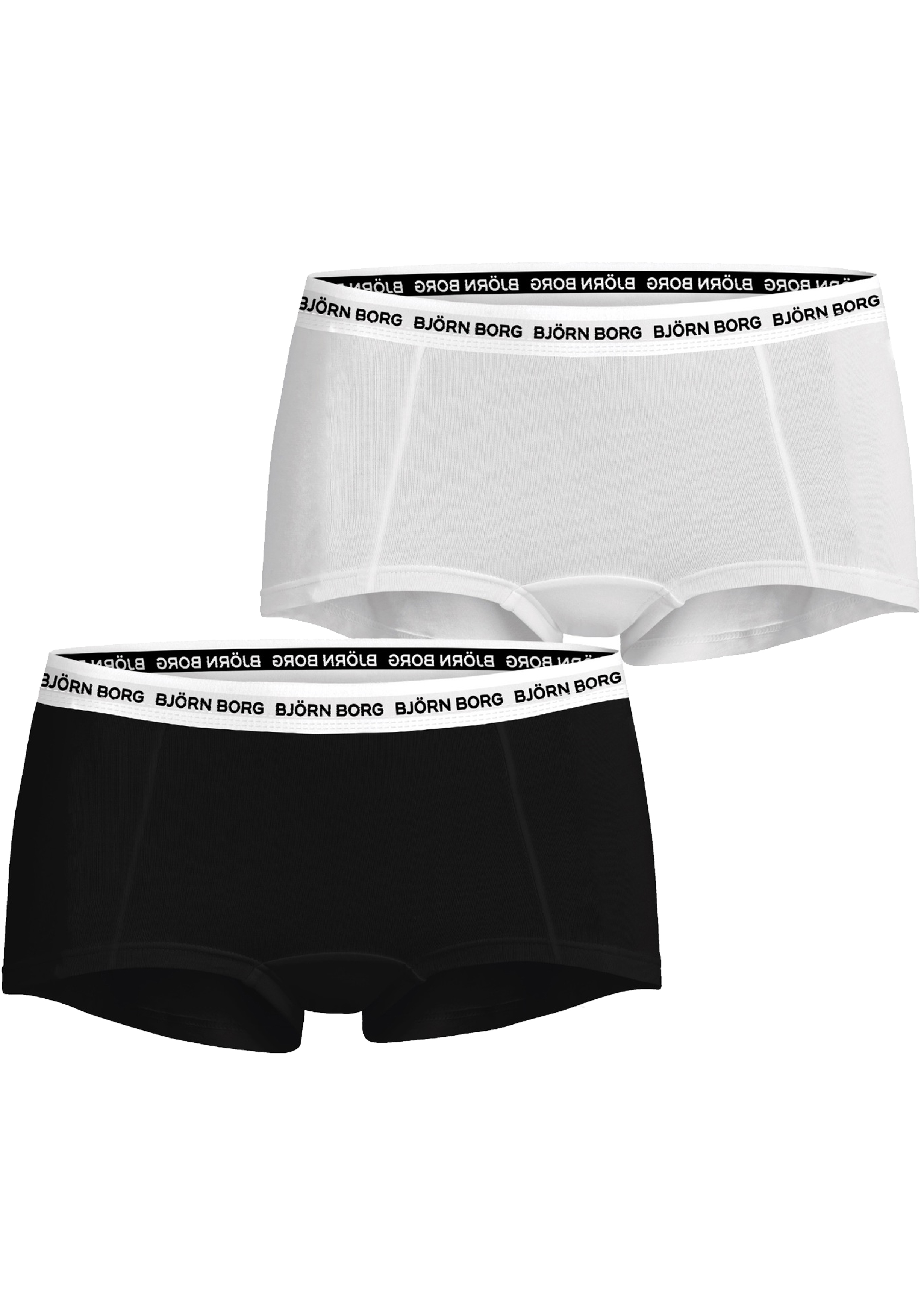 Bjorn Borg dames Core minishorts, boxers korte pijpen (2-pack), multicolor