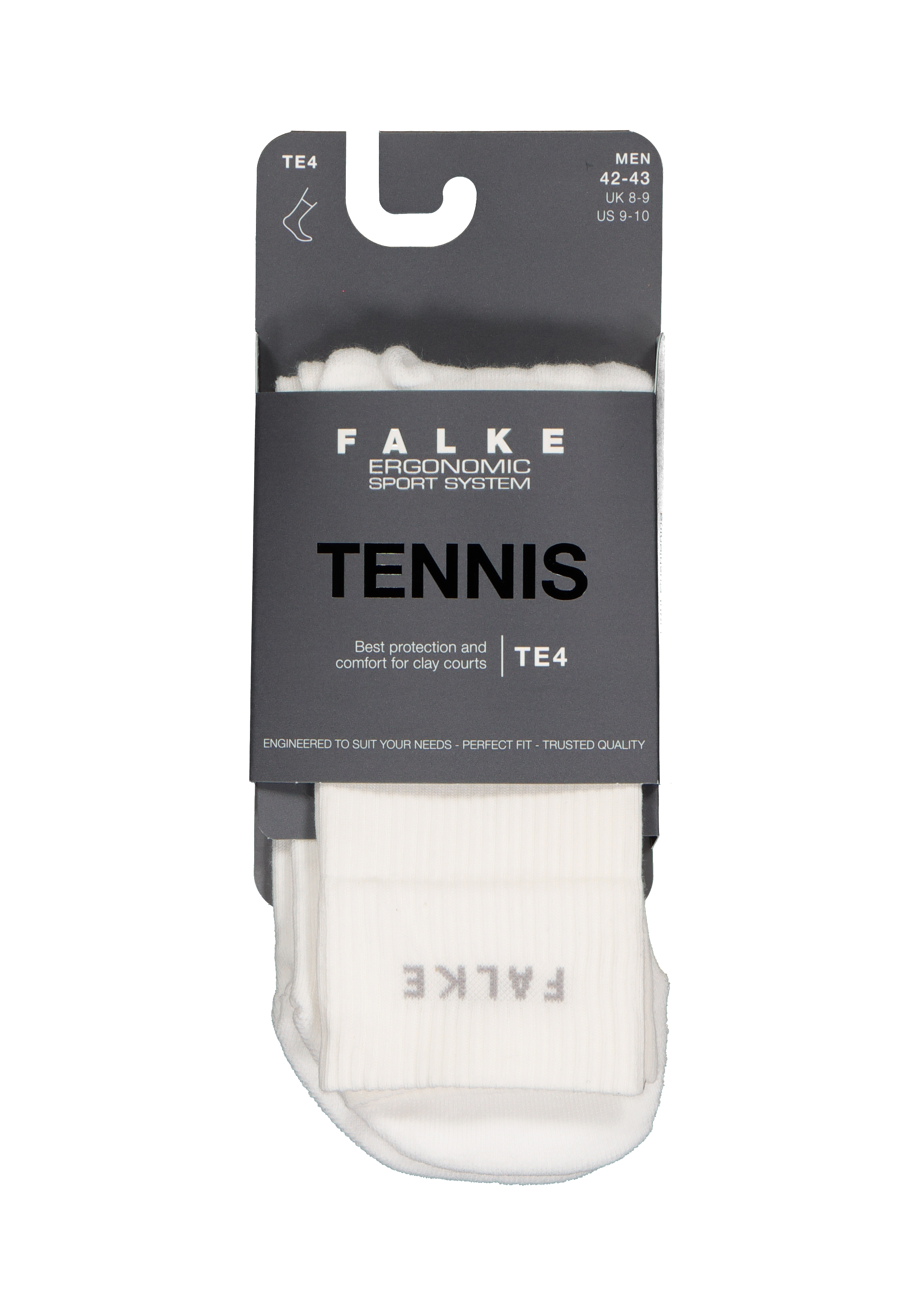 FALKE TE4 heren tennissokken, wit