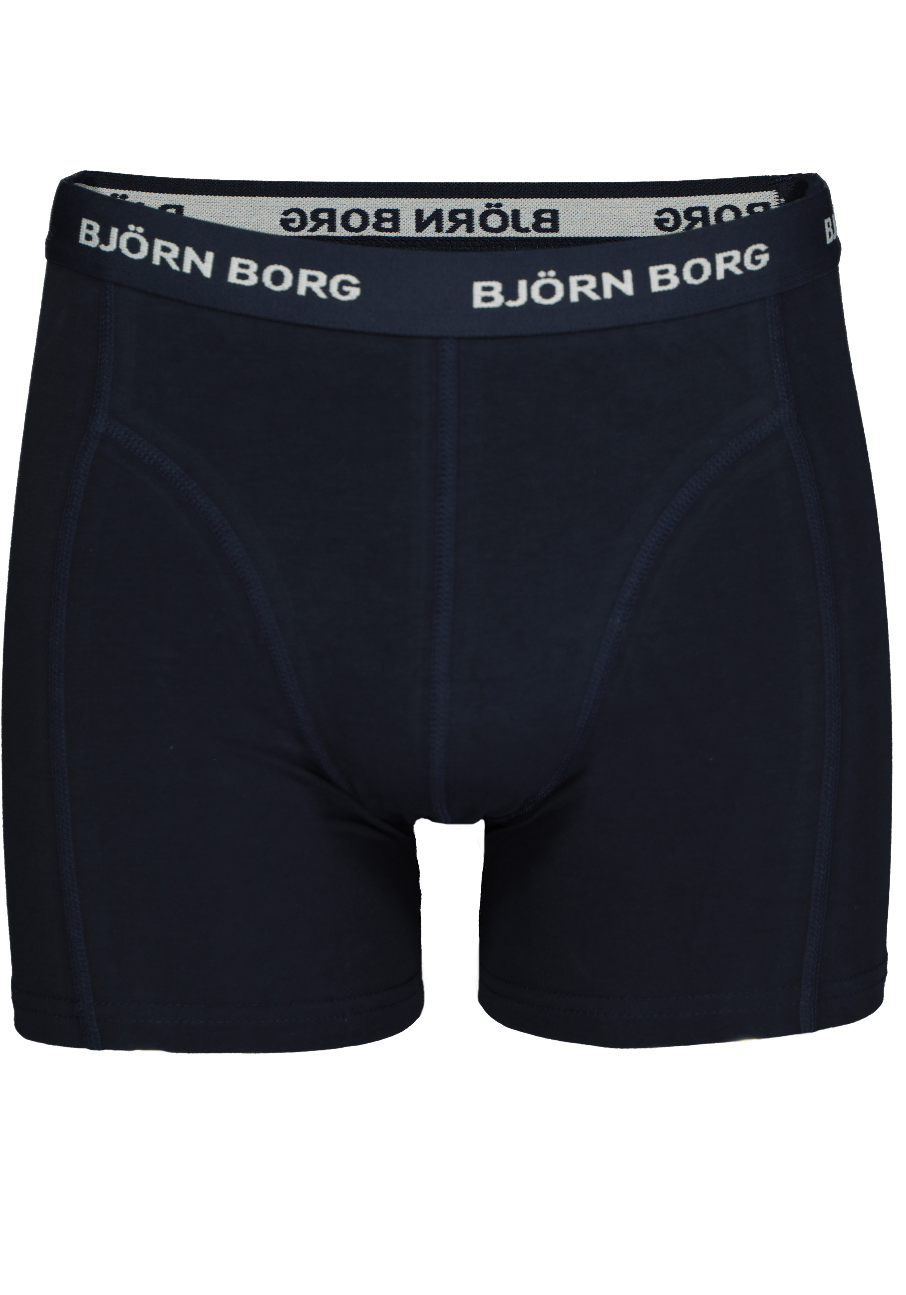 Bjorn Borg boxershorts Essential (5-pack), heren boxers normale lengte, zwart, donkerblauw, blauw, kobaltblauw en grijs