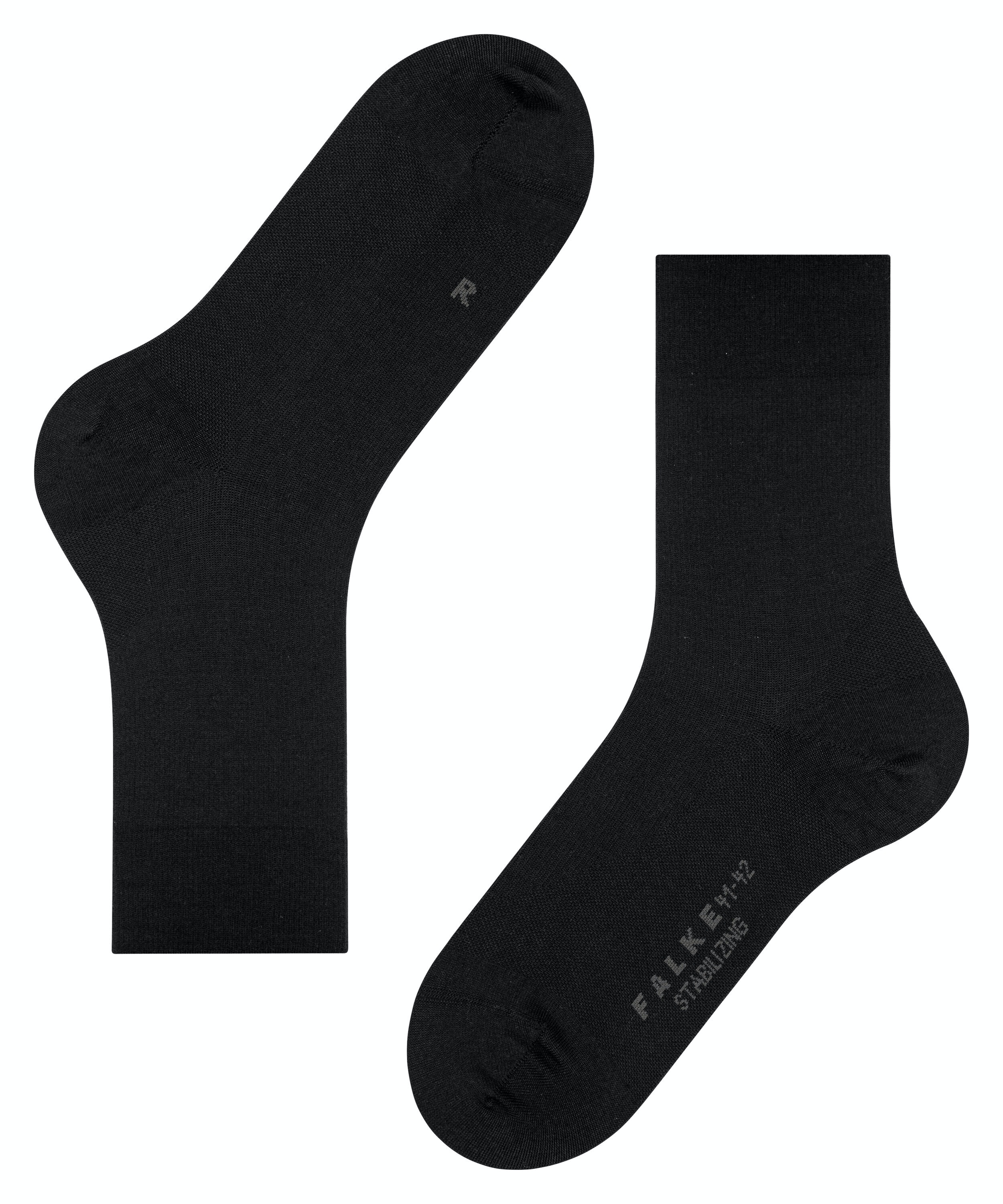 FALKE Stabilizing Wool Everyday herensokken, zwart (black)