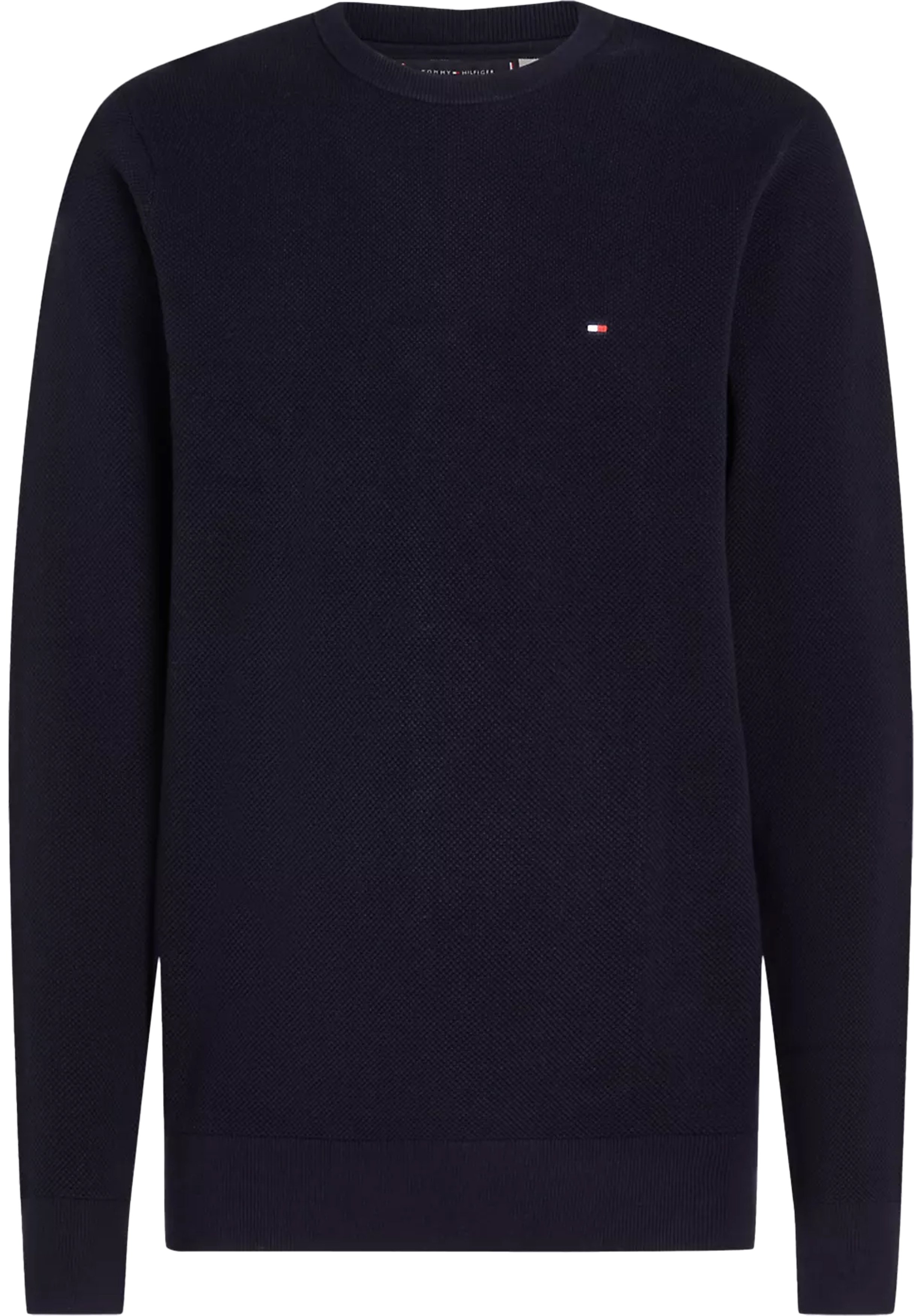 Tommy Hilfiger heren pullover katoen, donkerblauw