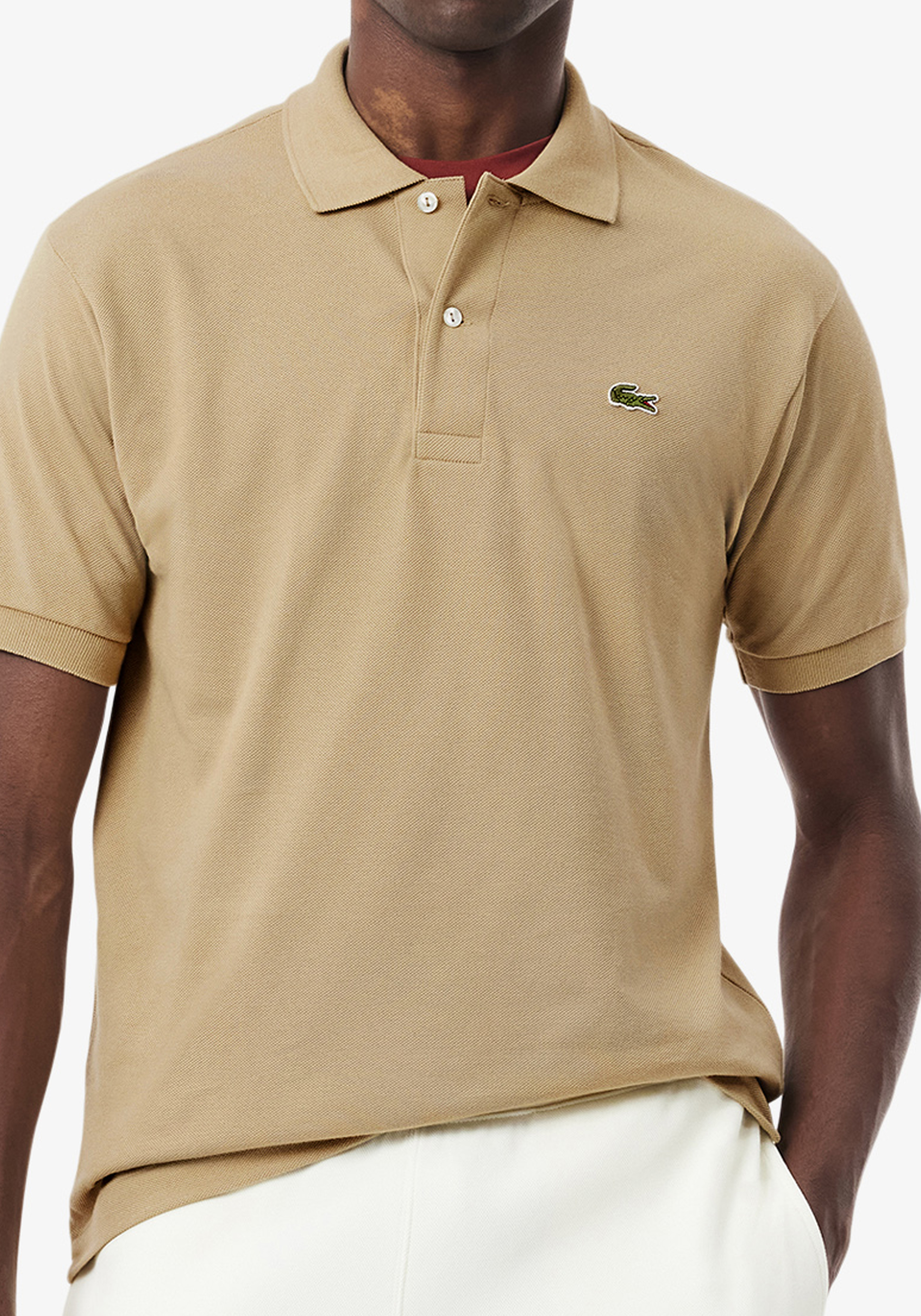 Lacoste Classic Fit polo, beige