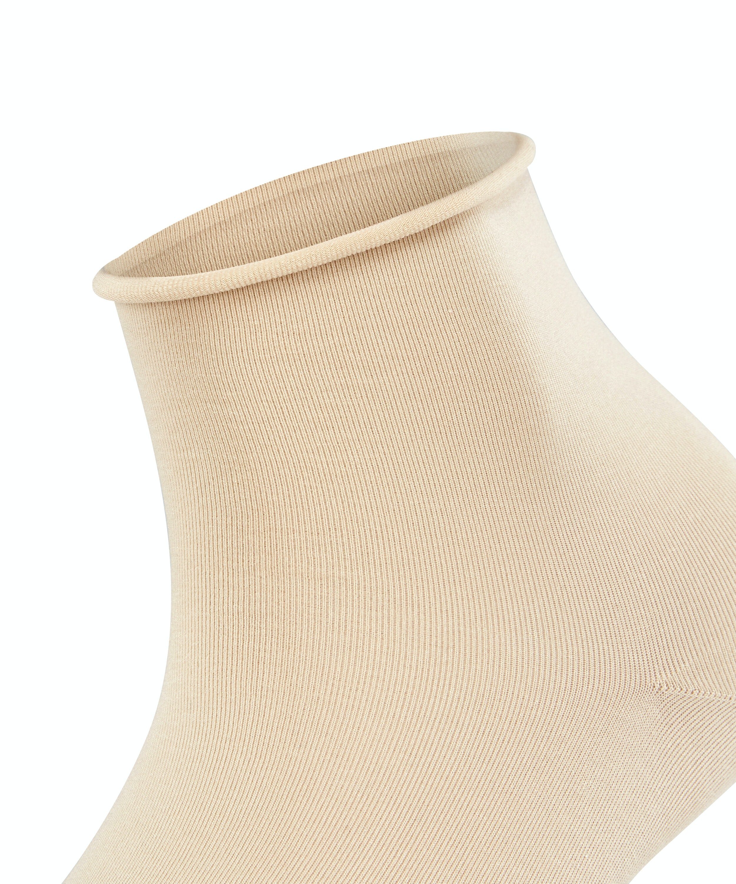 FALKE Cotton Touch damessokken kort, creme (cream)